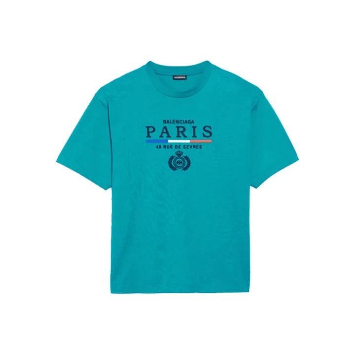 Balenciaga Balenciaga Balenciaga Paris Logo Short Sleeve Tshirt -2507 Size US L / EU 52-54 / 3 - 1 Thumbnail