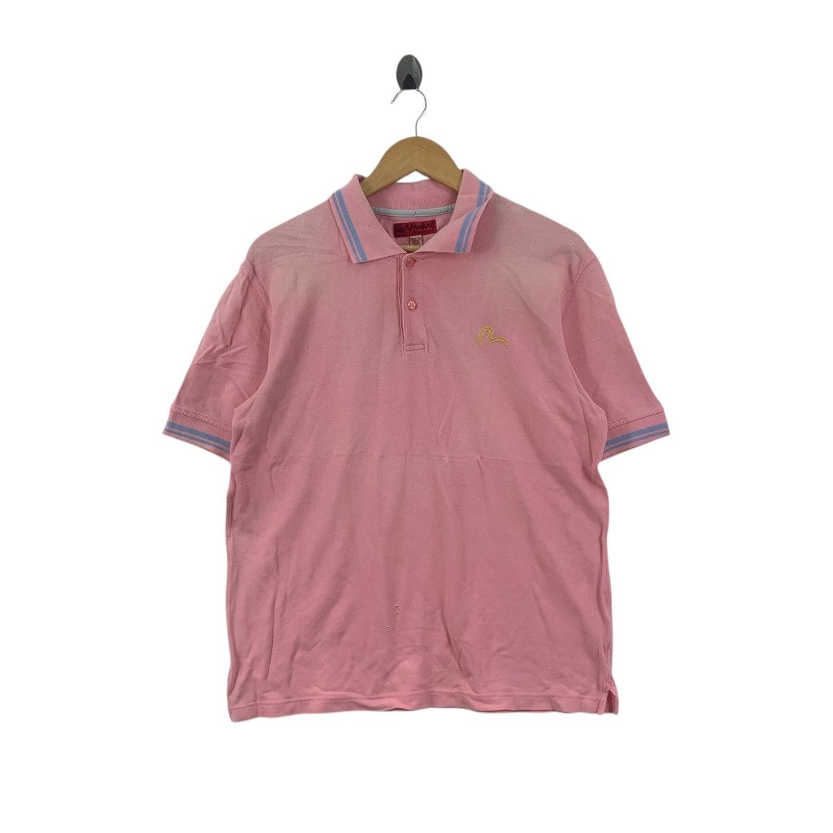 Evisu EVISU YAMANE Craft With Pride Distress Trashed Polo Tee Size US M / EU 48-50 / 2 - 1 Thumbnail