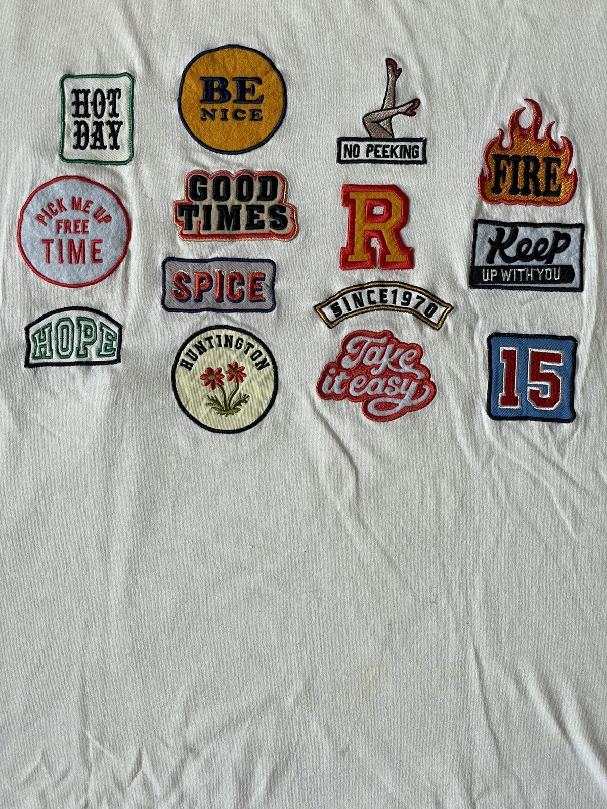 Japanese Brand × RAGEBLUE RAGEBLUE WHITE PATCH T-SHIRT Size L / US 10 / IT 46 - 5 Thumbnail