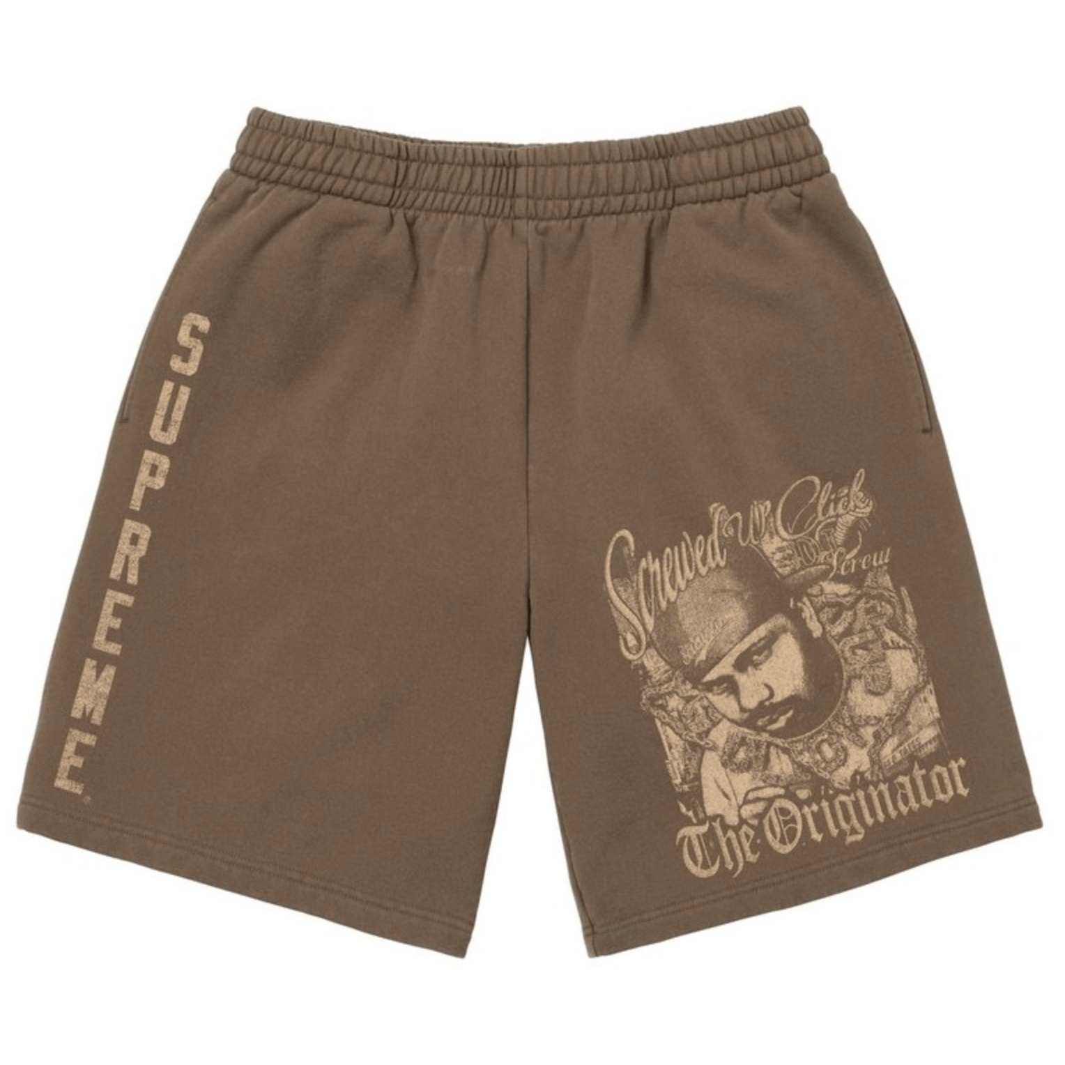 Supreme Supreme DJ Screw Sweatshorts in Brown Size US 34 / EU 50 - 1 Thumbnail