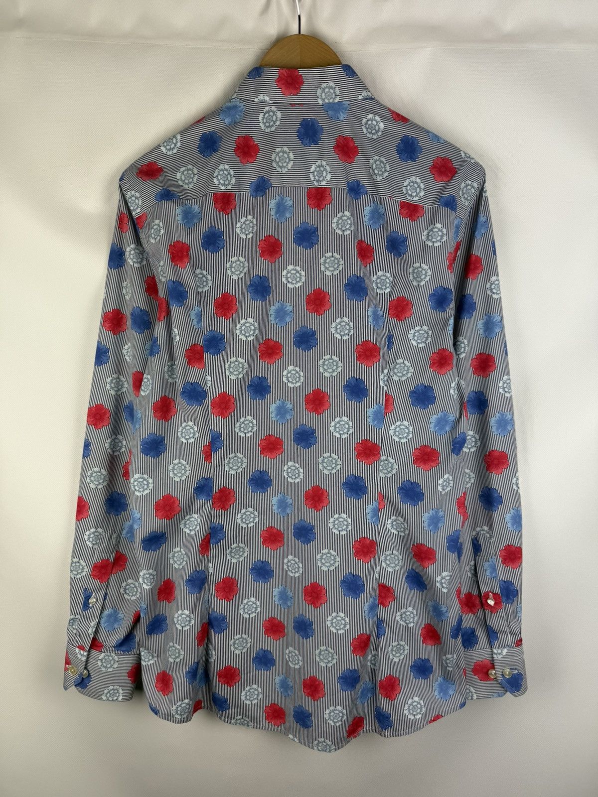 Eton Eton Contemporary Long Sleeve Floral Pattern Button Up Shirt Size US L / EU 52-54 / 3 - 14 Thumbnail