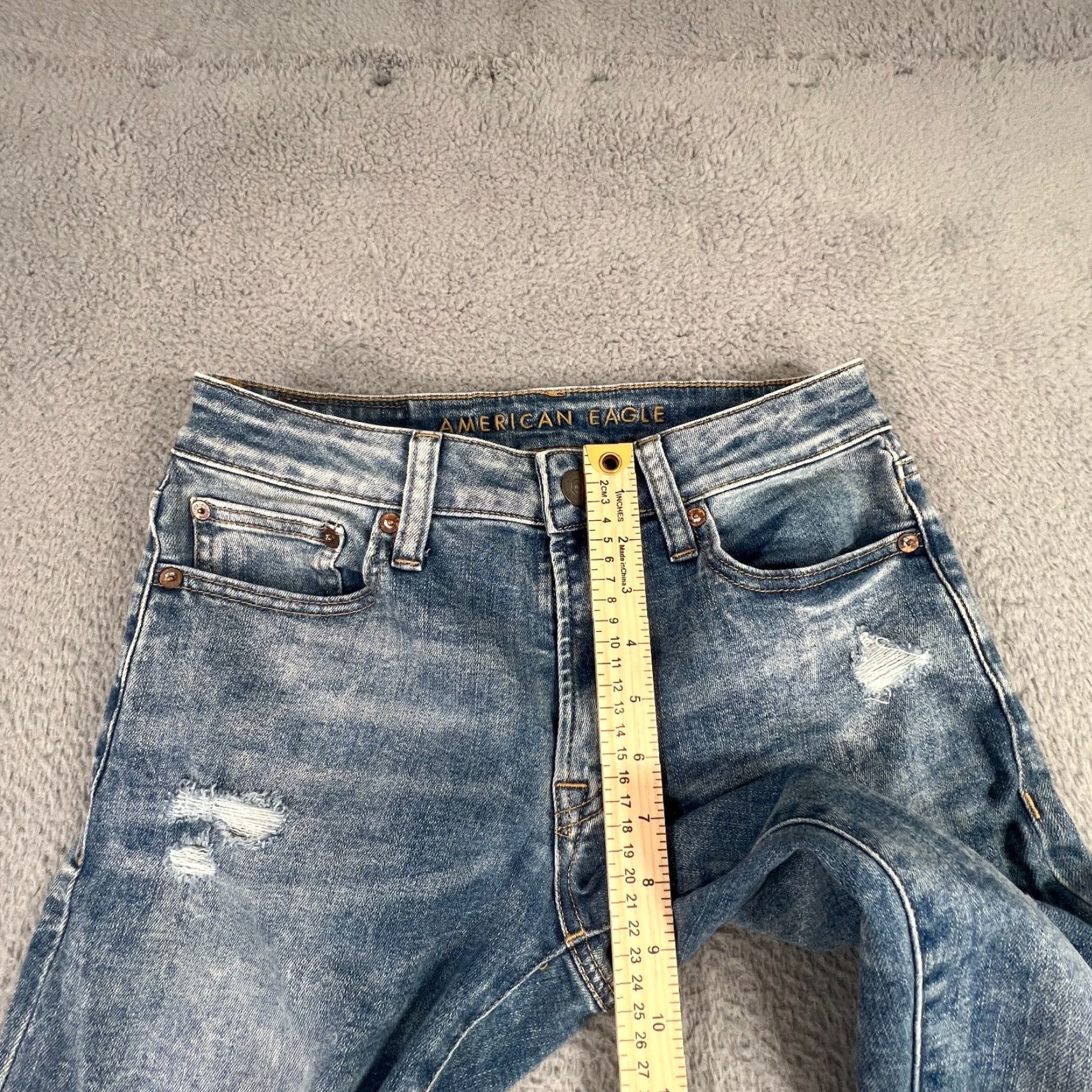 American Eagle Outfitters American Eagle Outfitters Jeans 28x32 Blue Slim Denim Stretch Next Level Flex Mens Size US 28 / EU 44 - 3 Thumbnail