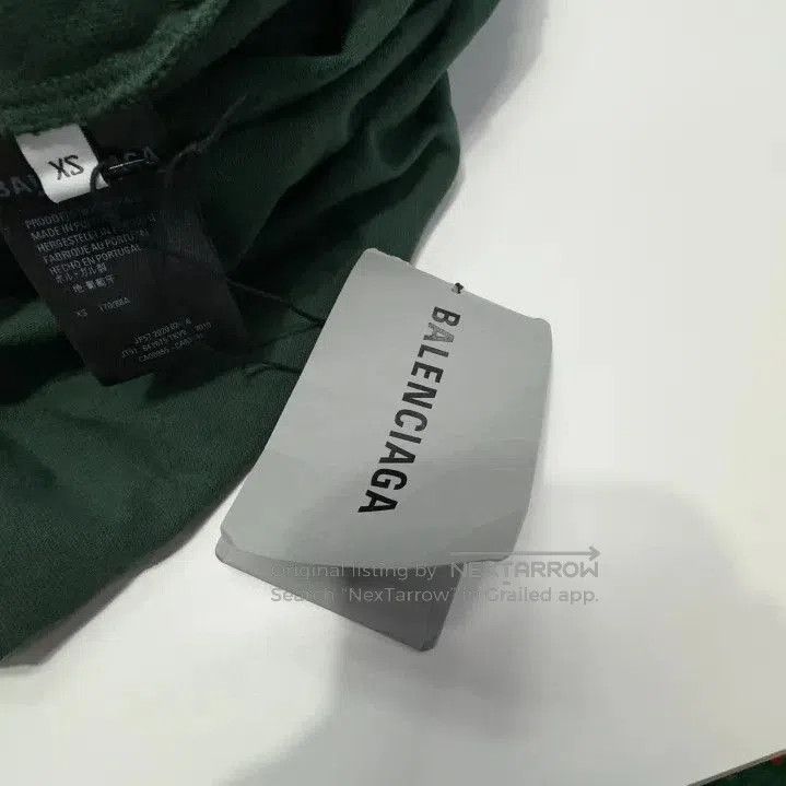 Balenciaga Balenciaga Green Logo Short Sleeve T. Size US XS / EU 42 / 0 - 4 Thumbnail