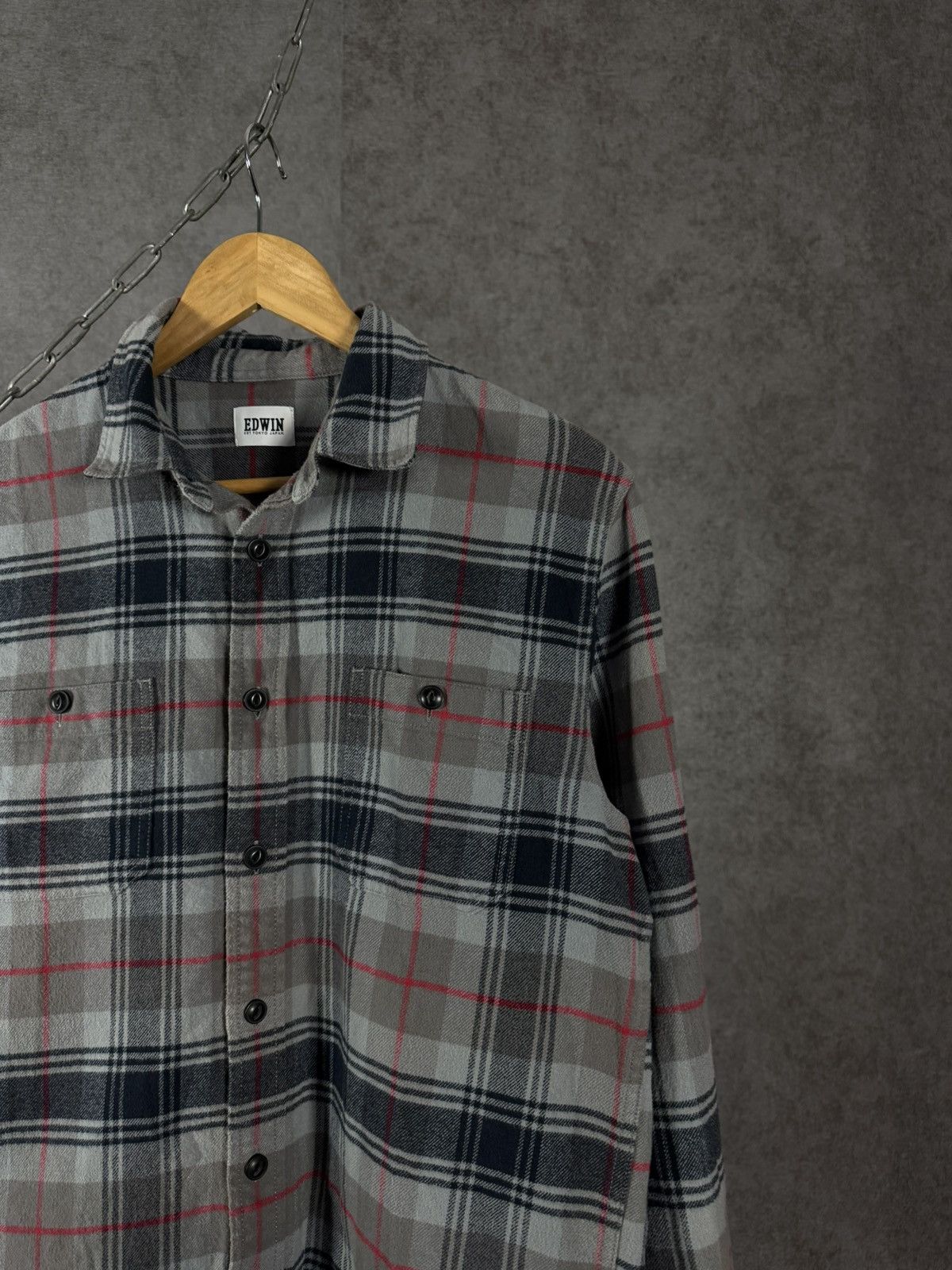 Edwin Edwin designer japanese flannel shirt Size US M / EU 48-50 / 2 - 2 Thumbnail