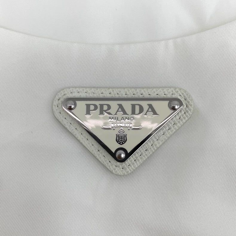 Prada Prada White triangle round-neck sleeveless strap dress 2503 Size XS / US 0-2 / IT 36-38 - 5 Thumbnail