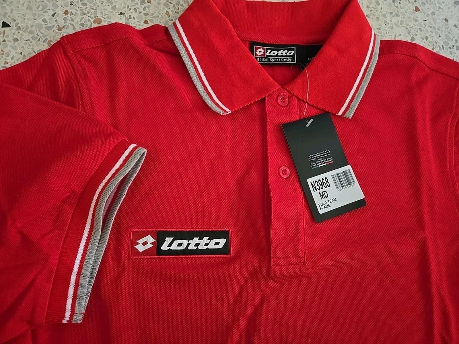 Lotto Sport Vtg Lotto Italian Sport Design Polo Team Flame Shirt M Mens Size US M / EU 48-50 / 2 - 4 Thumbnail
