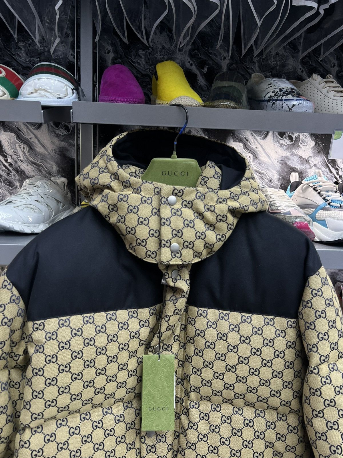 Gucci Gucci GG Canvas Puffer Jacket Size US XL / EU 56 / 4 - 3 Thumbnail