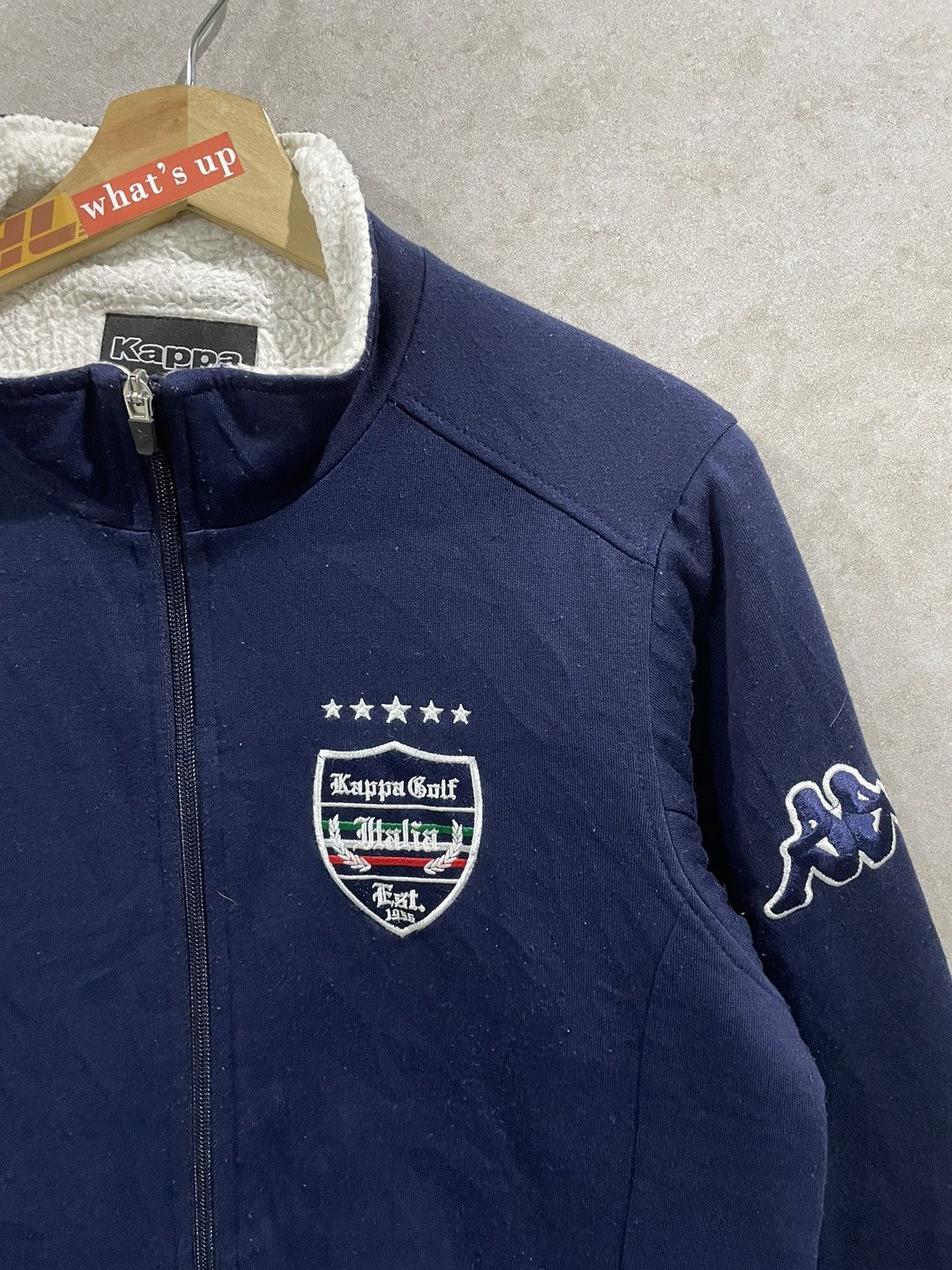 Kappa × Vintage Vtg Kappa Sweater Zip Up Fleece Inside Size US M / EU 48-50 / 2 - 4 Thumbnail