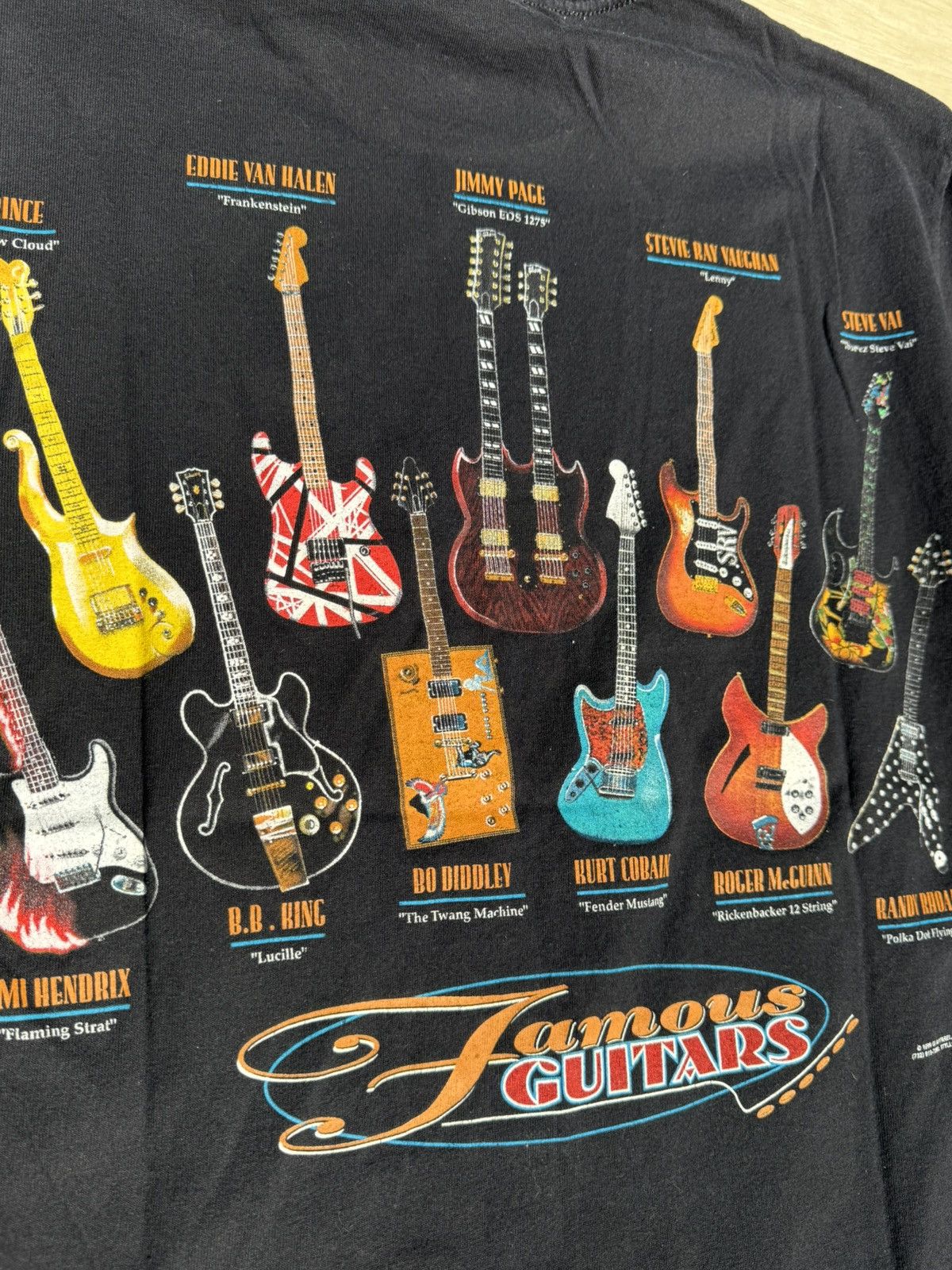 Band Tees × Vintage 1999 Kurt Cobain Famous Guitars Vintage 90’s Rock Band Shirt Size US L / EU 52-54 / 3 - 8 Thumbnail