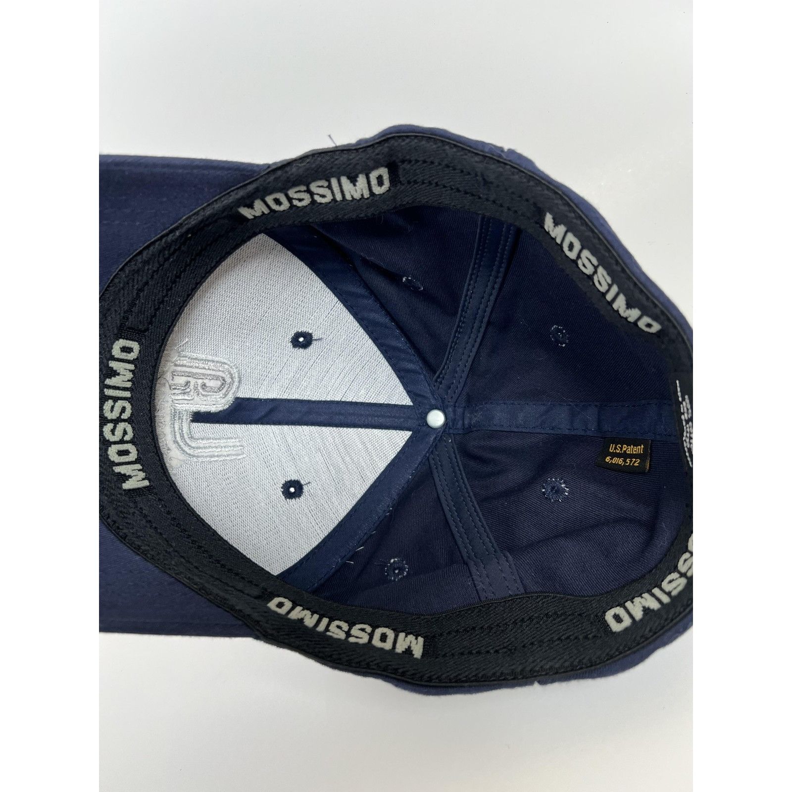 Mossimo Vintage Mossimo LA Hat Cap Fitted Mens One Size Navy Blue Y2 Size ONE SIZE - 8 Thumbnail