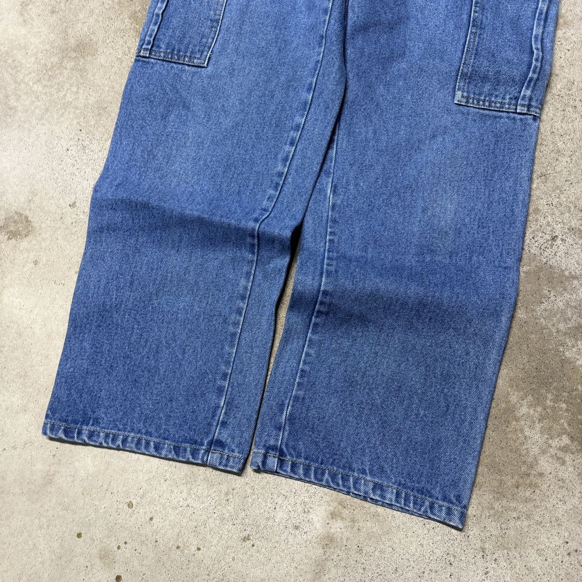Vintage Y2K Fuse Baggy Wide Leg Denim Cargo Skater Jeans Jnco Size US 28 / EU 44 - 9 Thumbnail