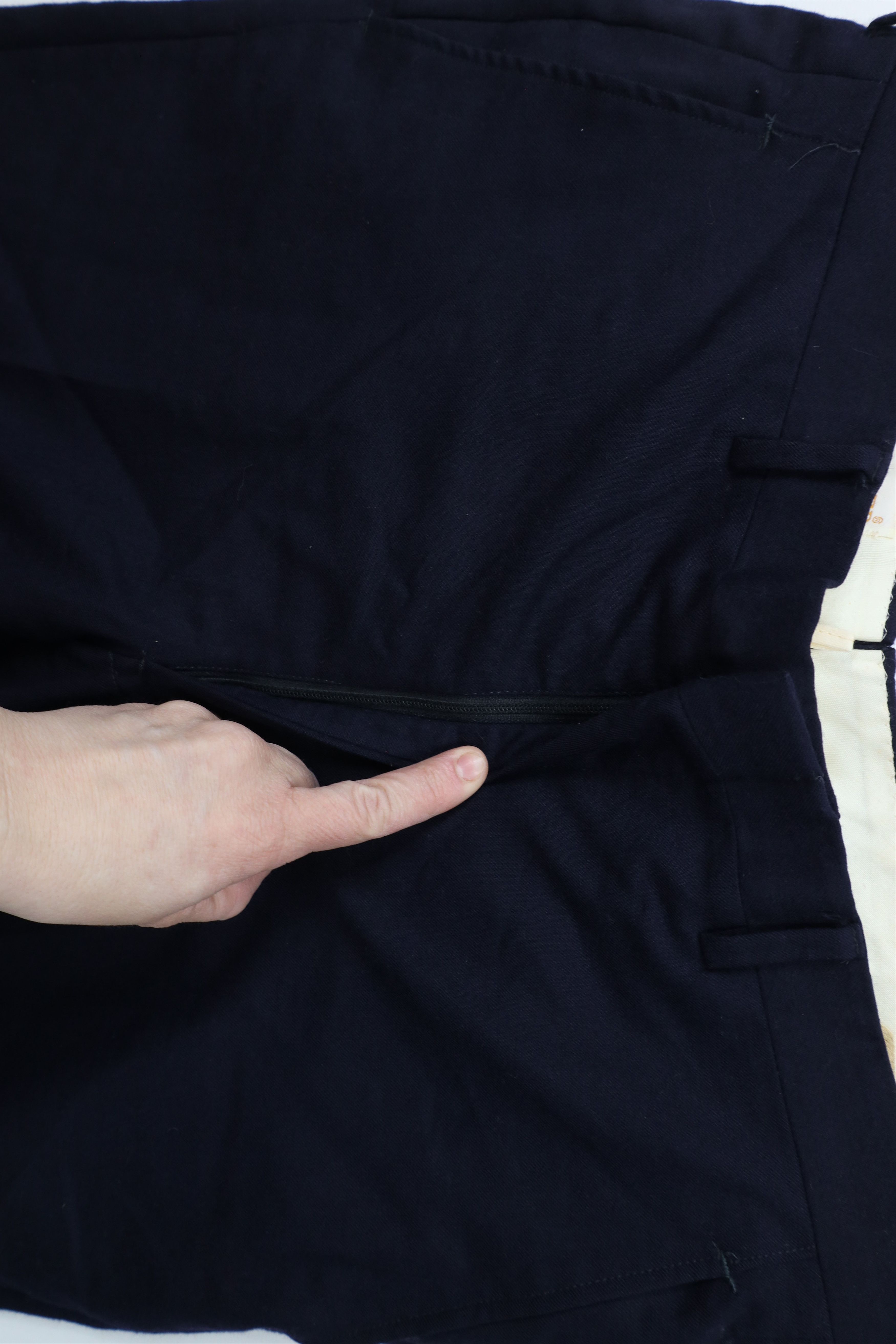 Vintage Vintage 70s Streetwear Wool Flared Wide Leg Chino Pants USA Size US 34 / EU 50 - 7 Thumbnail