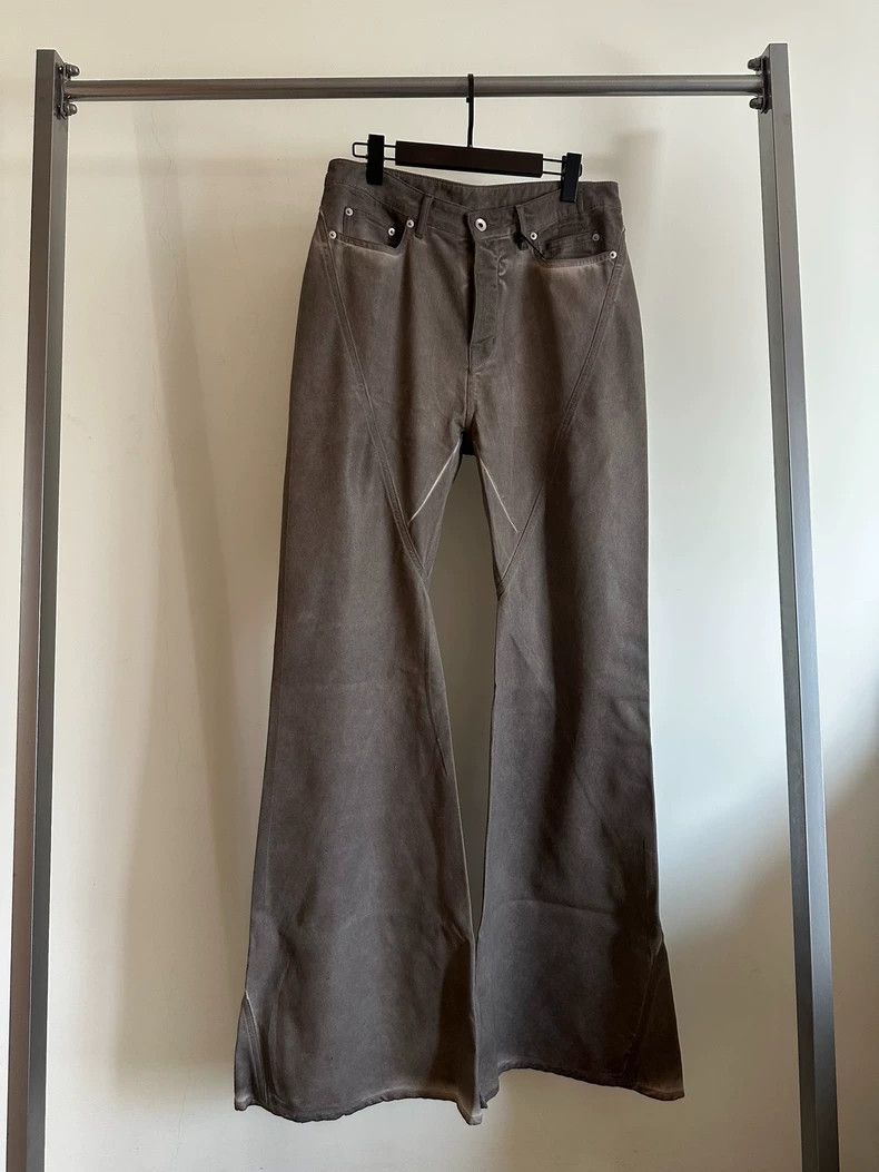 Rick Owens Rick Owens Spiral Flare Wax Jeans Size US 32 / EU 48 - 1 Thumbnail
