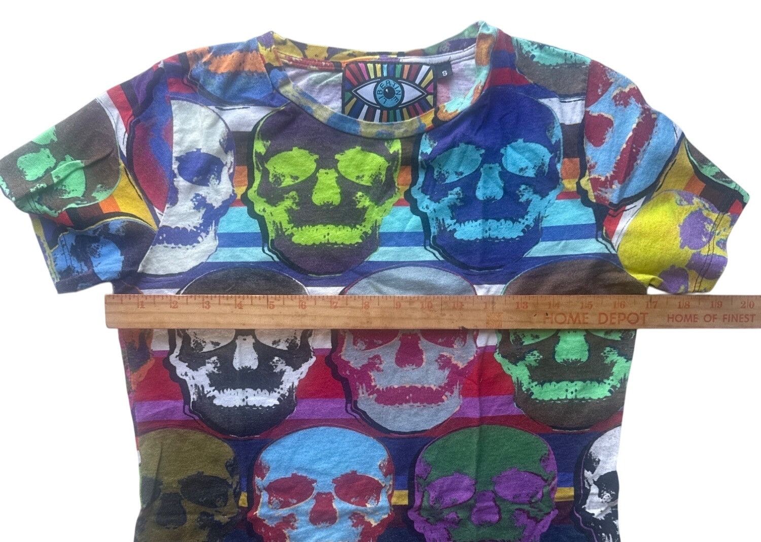 Libertine Libertine Skull Graphic Print T-Shirt Short Sleeve Crew Neck Size S / US 4 / IT 40 - 4 Thumbnail