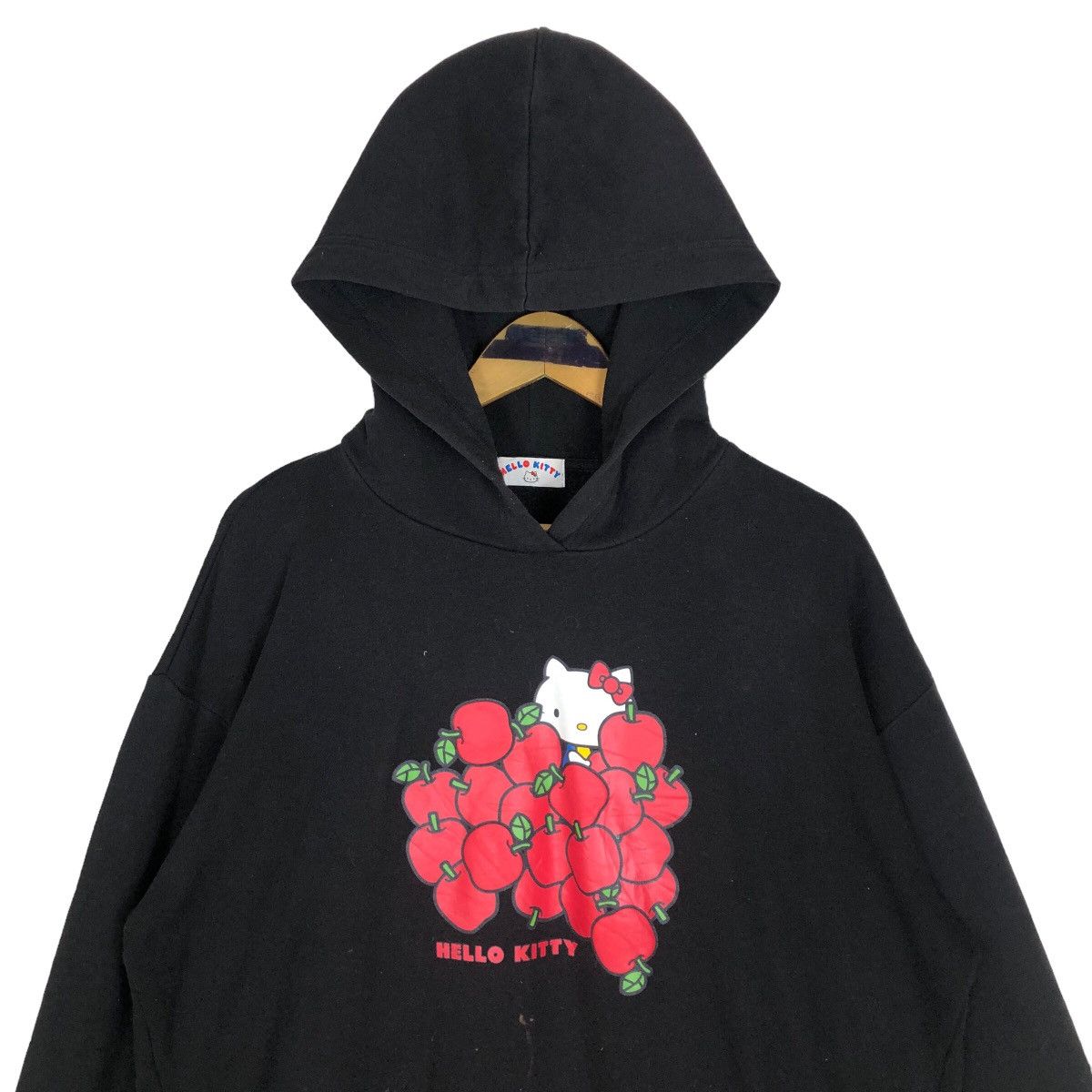 GU Hello Kitty Hoodie Sweater Pullover Sweatshirt Big Logo Size US L / EU 52-54 / 3 - 5 Thumbnail