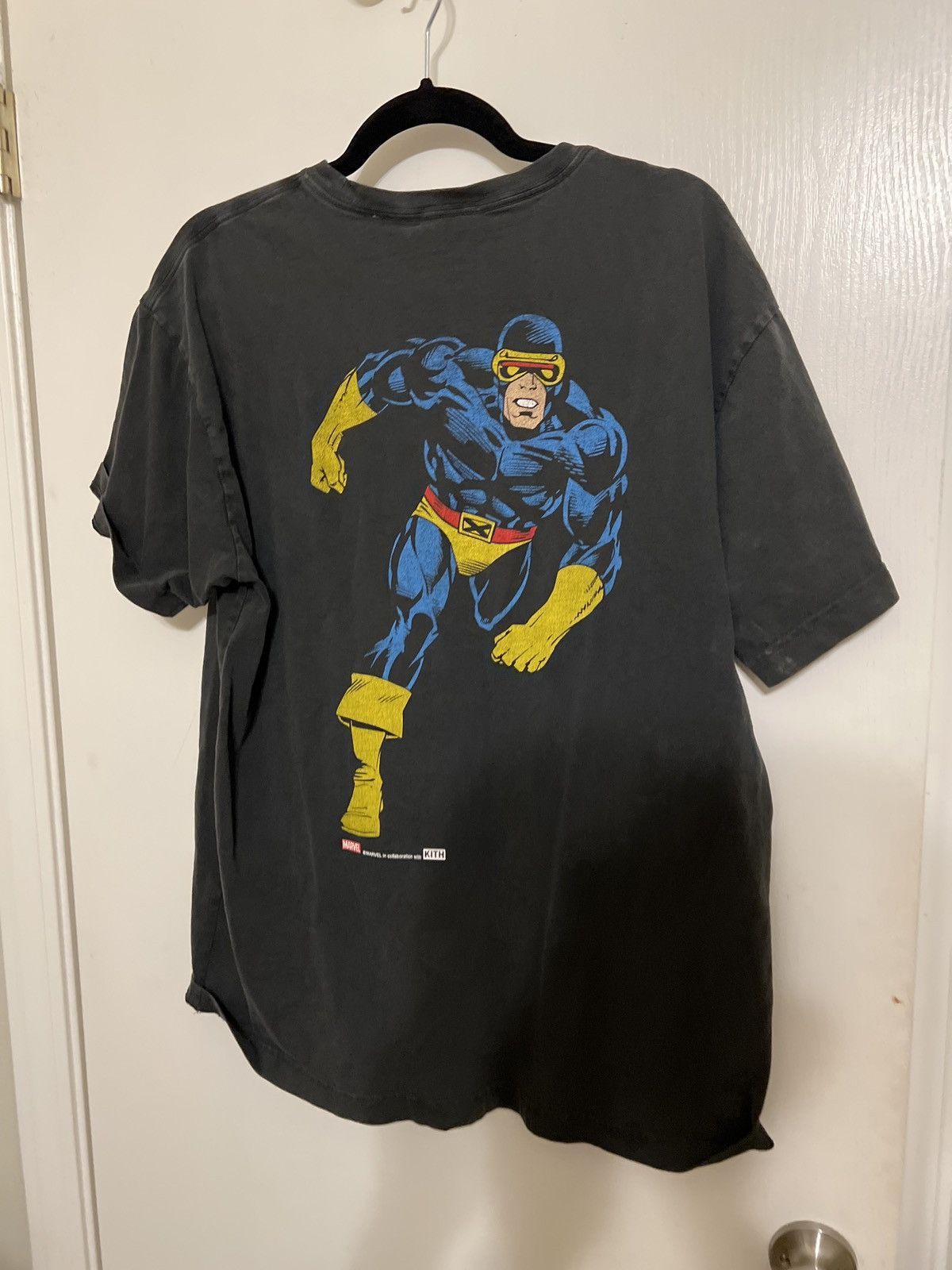 Kith × Marvel Comics MARVEL X KITH X-MEN CYCLOPS 2 SIDED VINTAGE TEE L T  SHIRT | Grailed