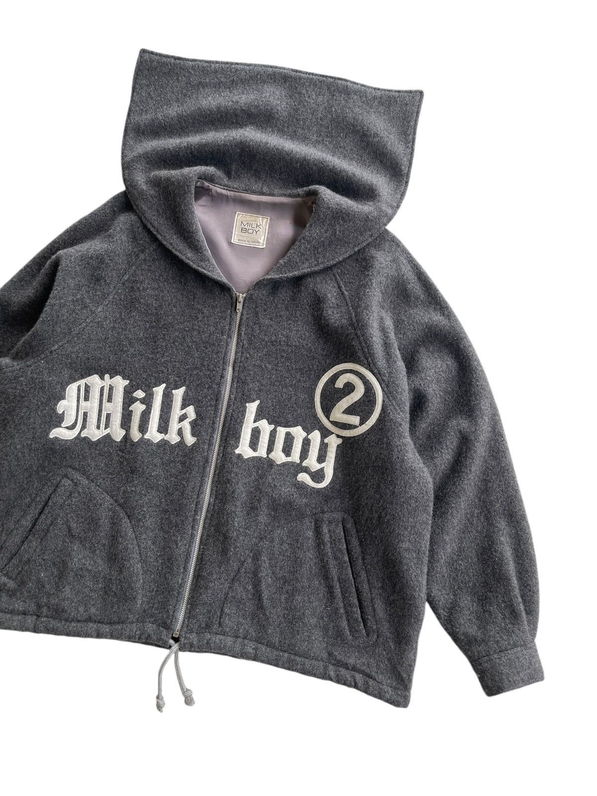 Japanese Brand 90s Milk Boy Japan Wool Jacket Size US L / EU 52-54 / 3 - 6 Thumbnail