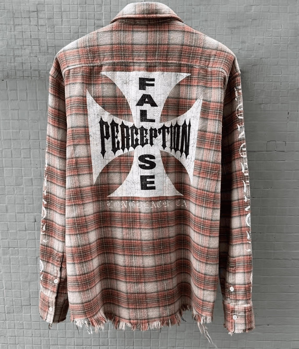 Japanese Brand False Perception Long Sleeve Plaid Shirt Size US S / EU 44-46 / 1 - 2 Thumbnail