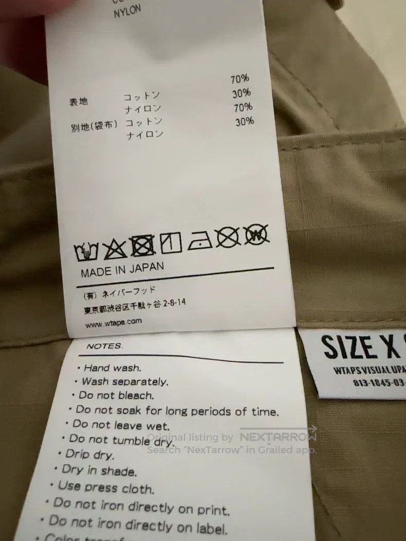 Wtaps Wtaps Kaki work pants Size US 39 - 4 Thumbnail