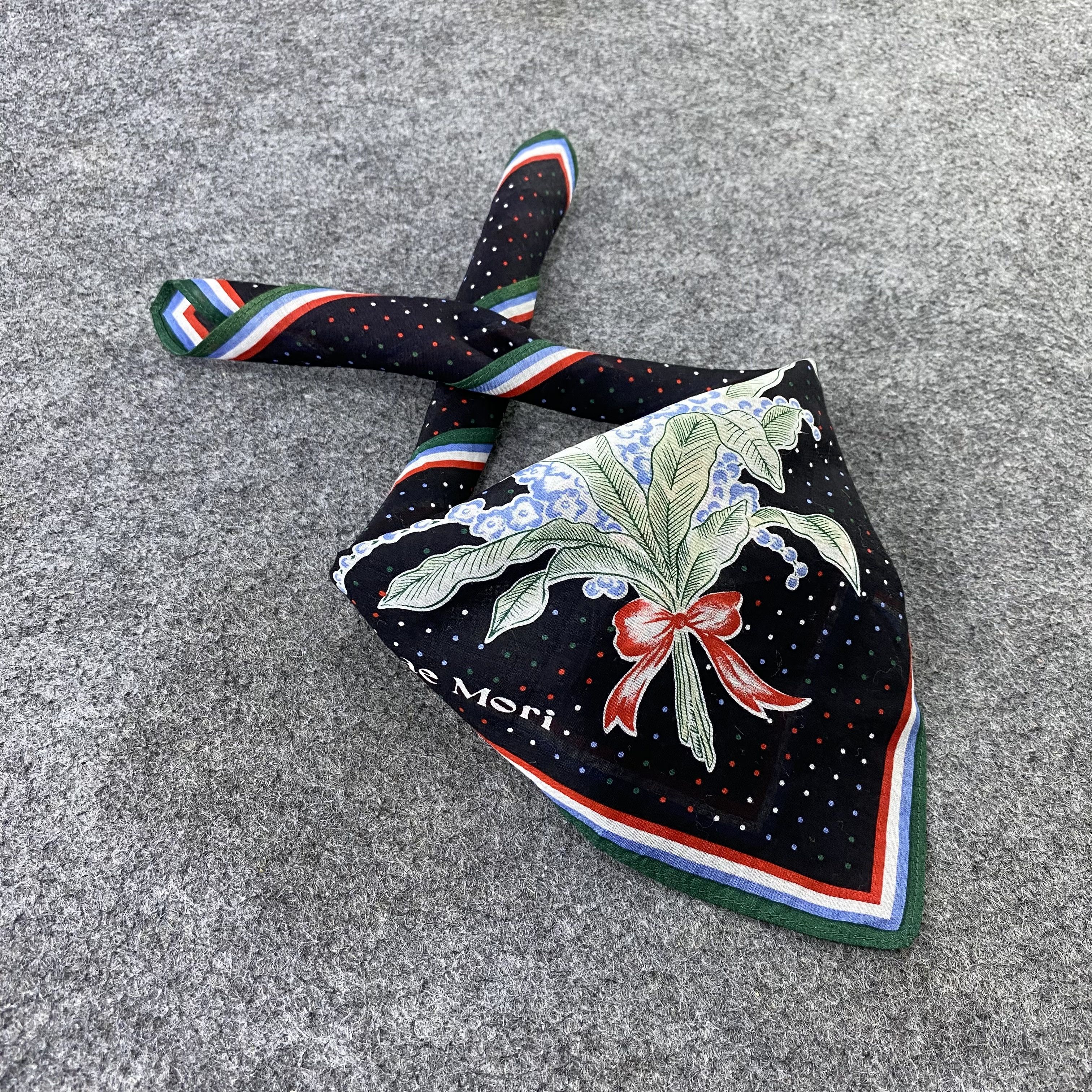 Hanae Mori × Japanese Brand Hanae Mori Handkerchief / Bandana / Neckerchief-B1139 Size ONE SIZE - 1 Thumbnail