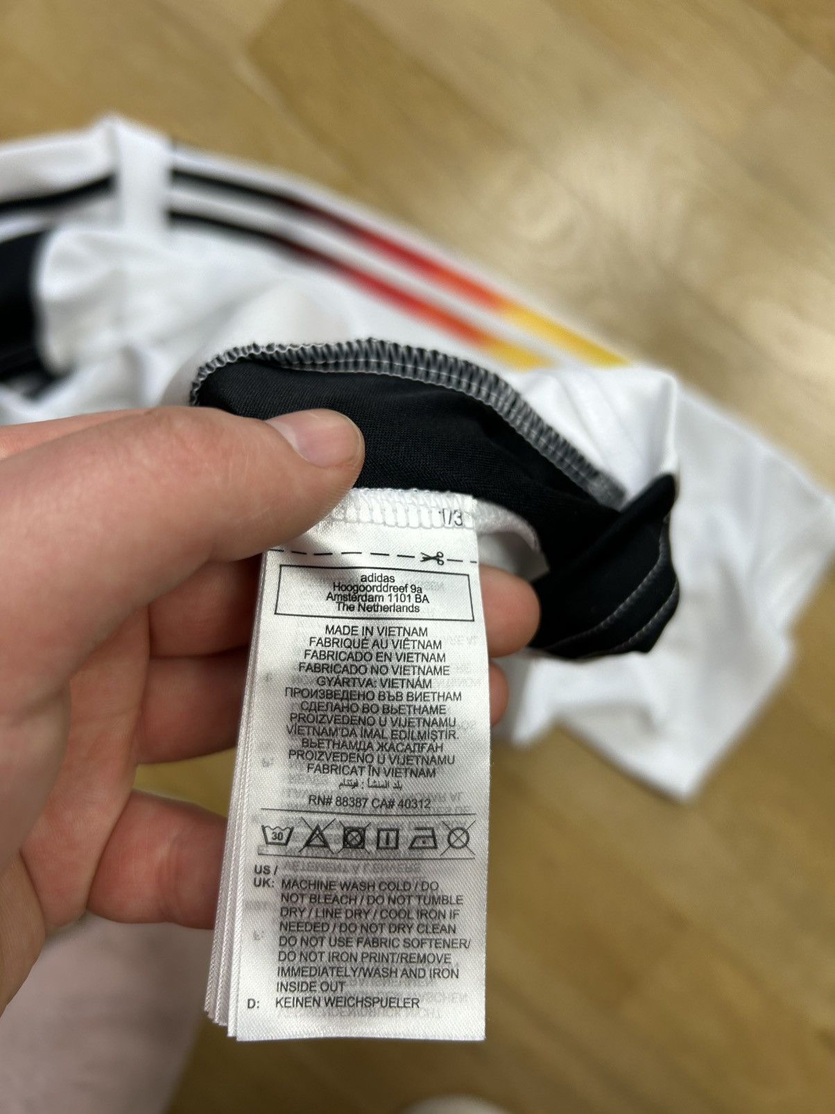 Adidas Adidas German National Team Training Shirt 2024 Size US L / EU 52-54 / 3 - 4 Thumbnail