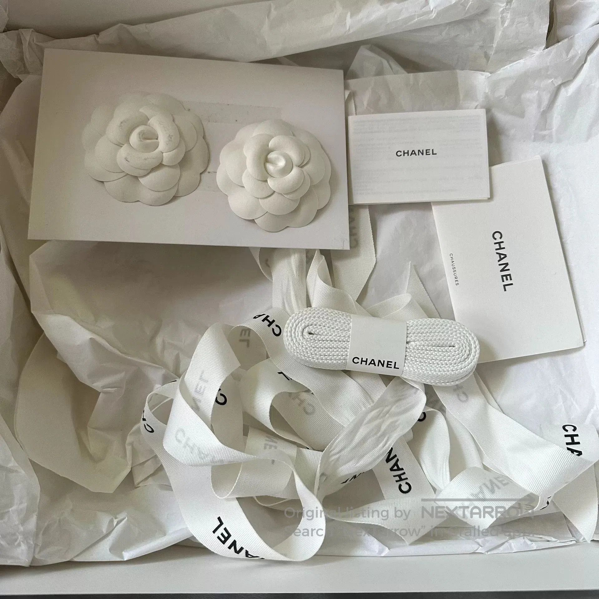 Chanel Chanel White High-Top Air Force 1 Sneakers. Size US 8 / EU 41 - 6 Thumbnail