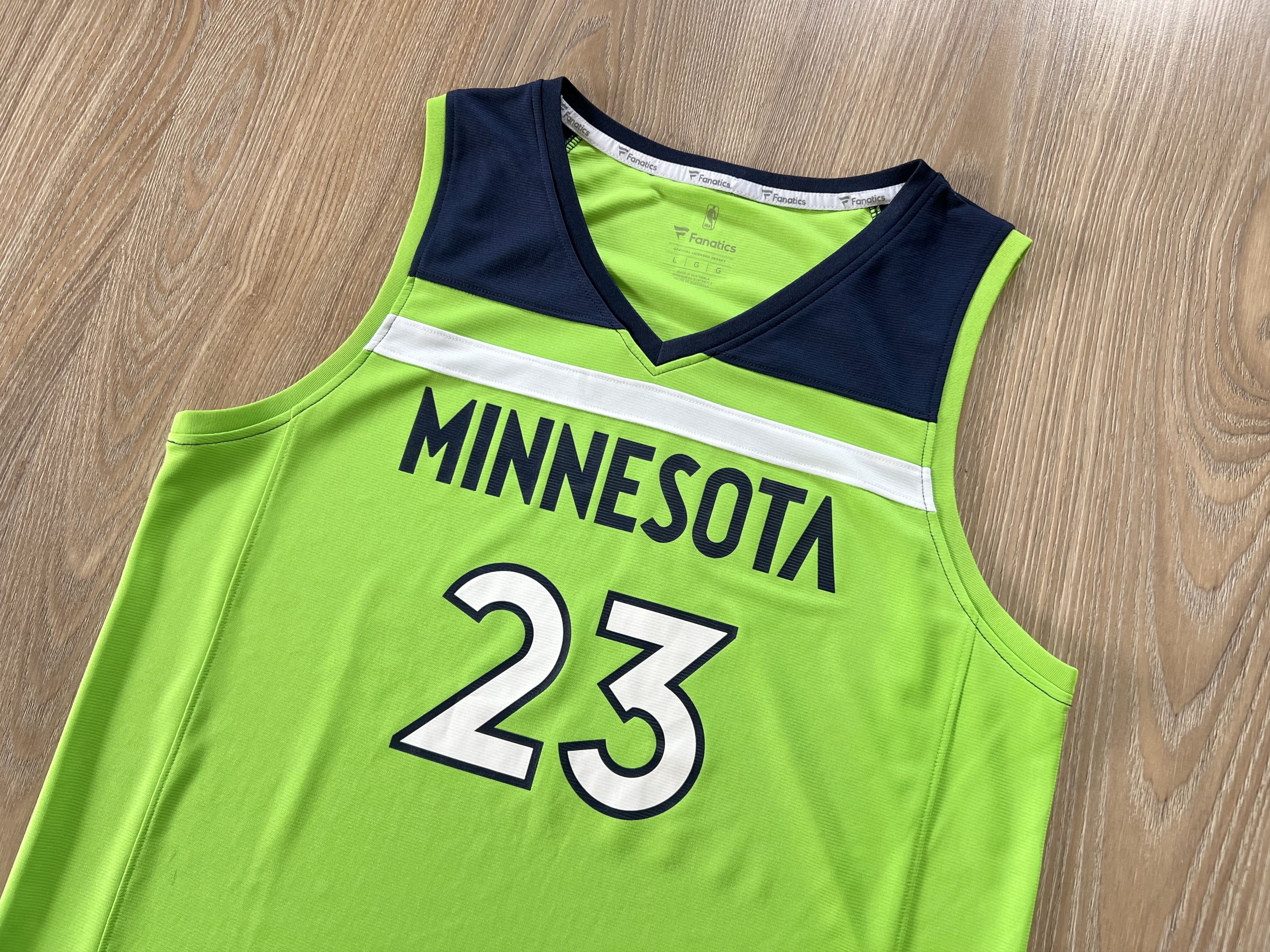 NBA × Vintage Fanatics Minnesota Timberwolves Jimmy Butler #23 Jersey Size US L / EU 52-54 / 3 - 2 Thumbnail