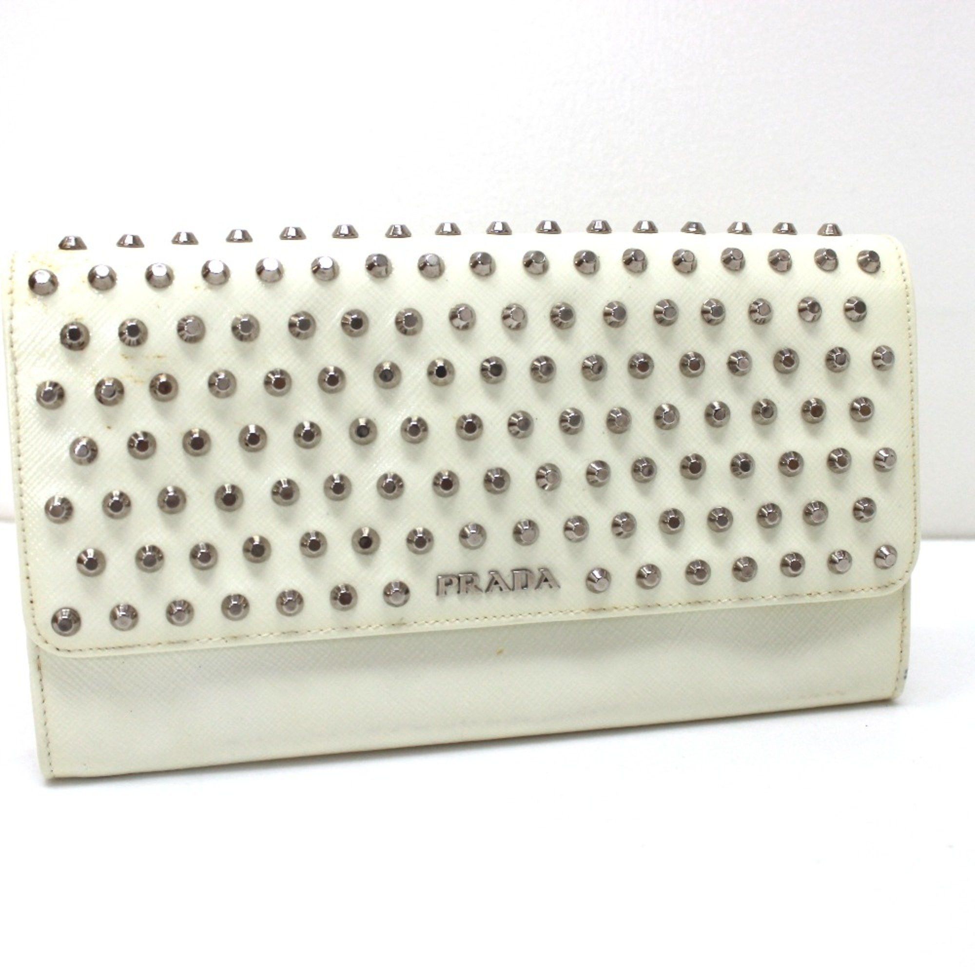 Prada PRADA Wallet bag Bag Clutch wallet Long Wallet White Size ONE SIZE - 1 Thumbnail