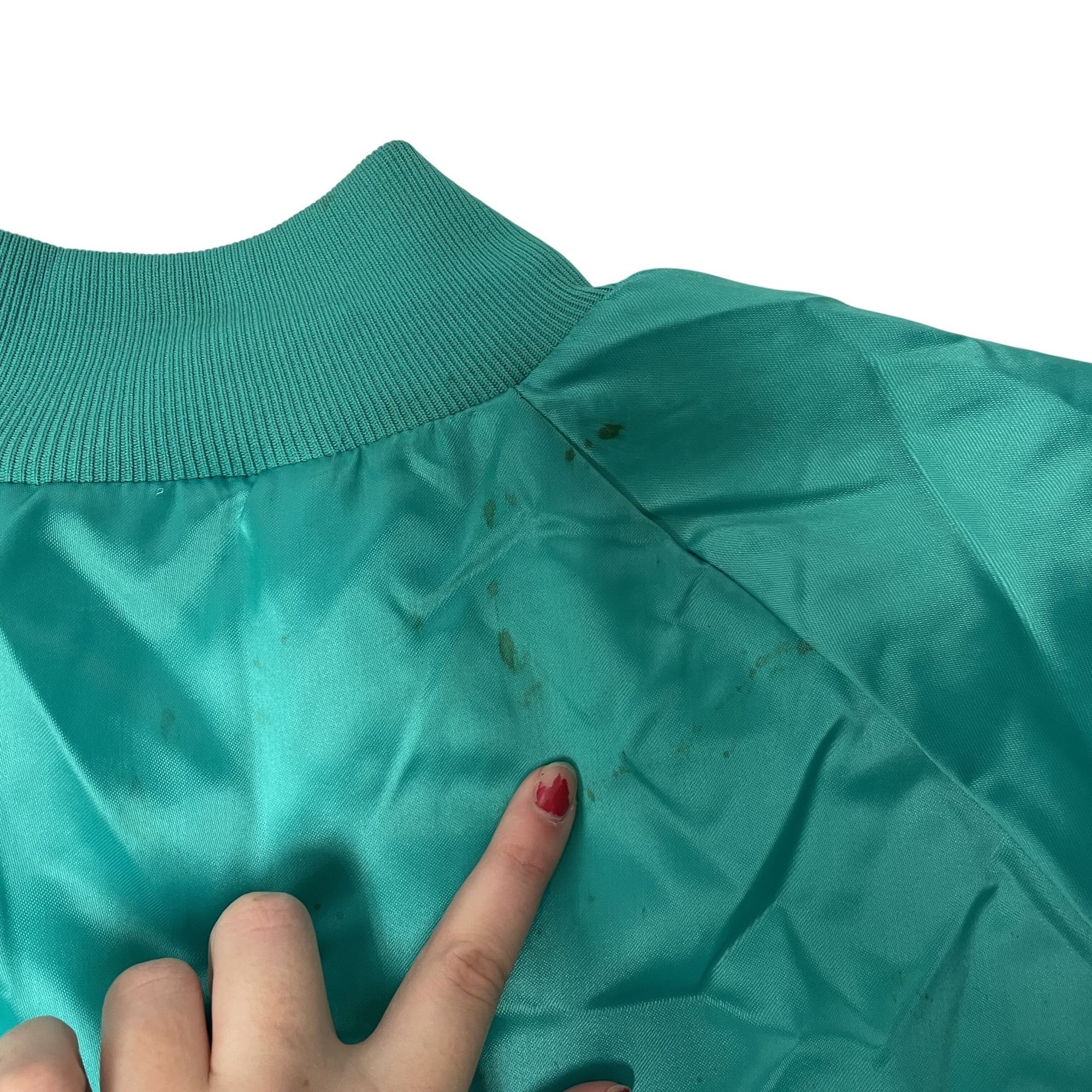 Other Vtg West Ark SHINY Teal Bomber Cities of Gold Casino Jacket Size US XXL / EU 58 / 5 - 14 Thumbnail