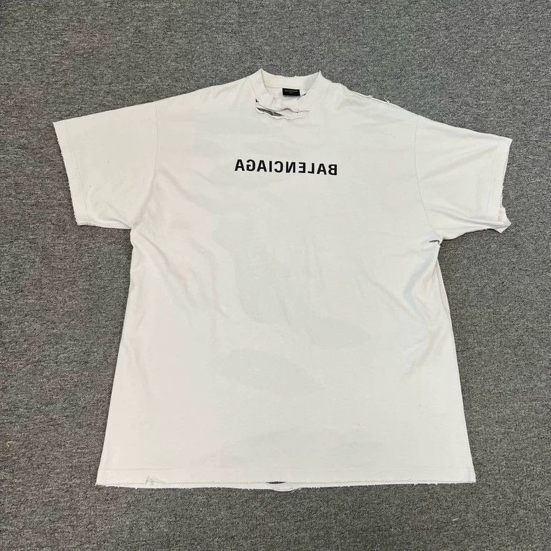 Balenciaga Balenciaga Mirror Havoc Short Sleeve 2502-Nextarrow Size US L / EU 52-54 / 3 - 1 Thumbnail