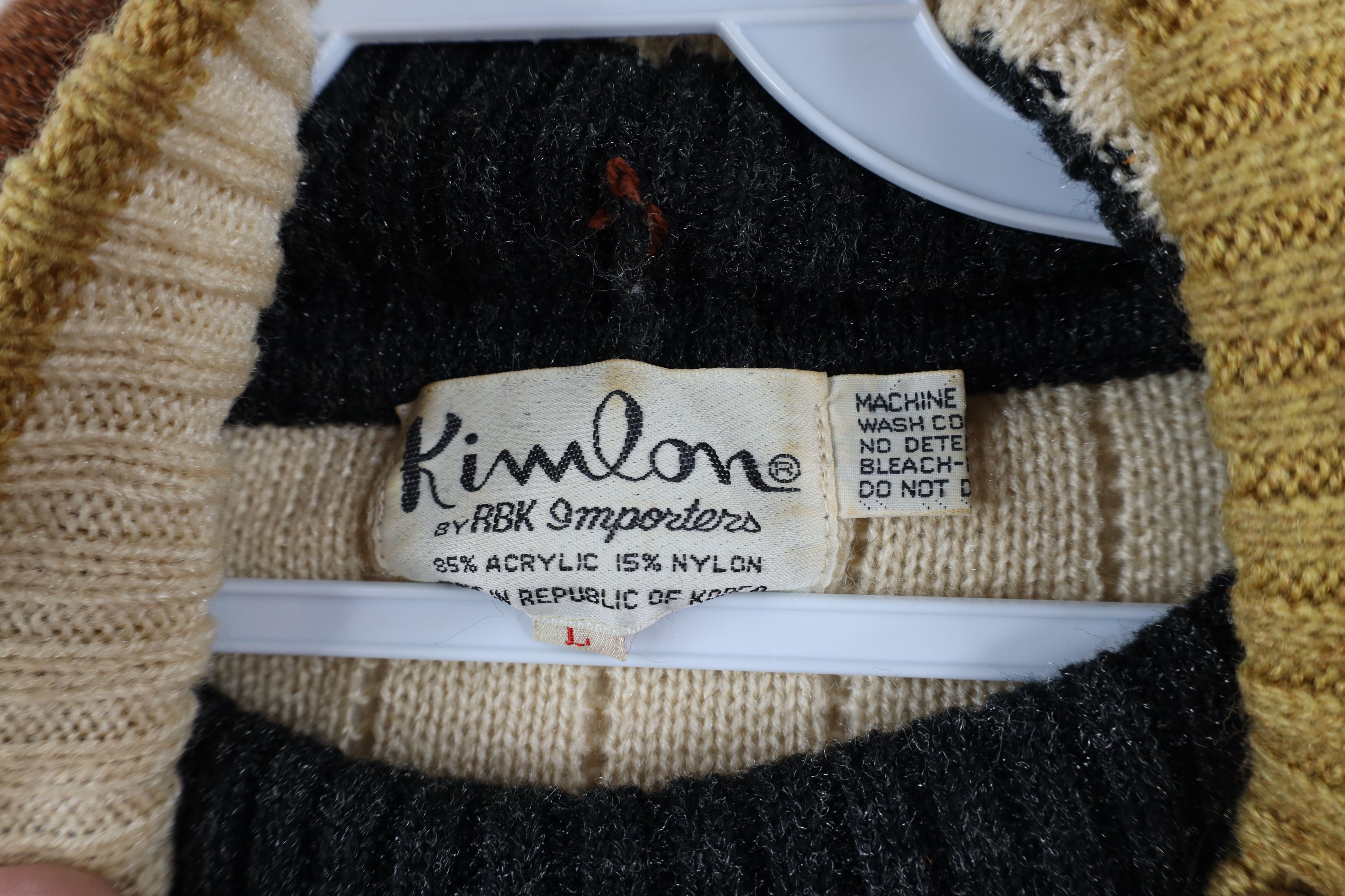 Vintage Vintage 70s Mid Century Modern MCM Knit Turtleneck Sweater Size L / US 10 / IT 46 - 6 Thumbnail
