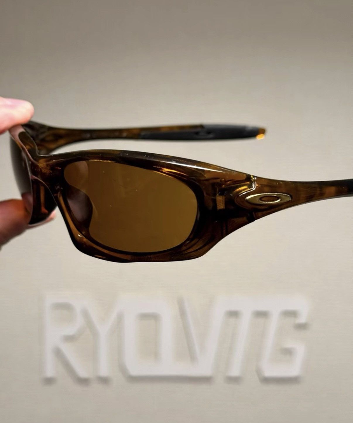 Oakley OAKLEY NEW TWENTY XX Tortoise Brown Sports Sunglasses K24 Size ONE SIZE - 1 Thumbnail