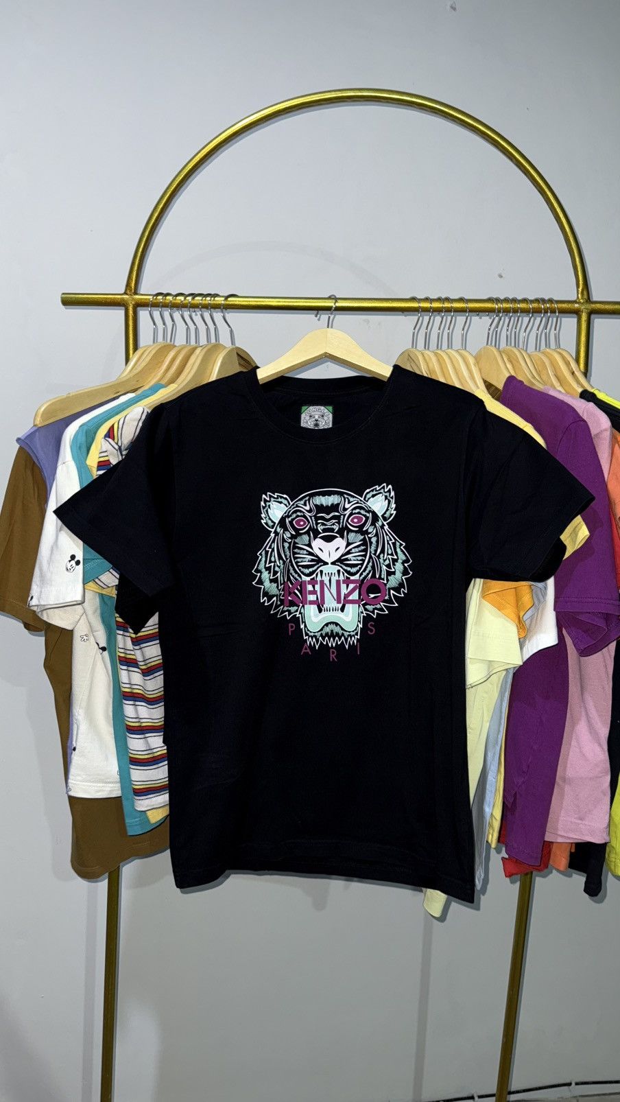 Kenzo kenzo black tiger tee Size L / US 10 / IT 46 - 6 Thumbnail