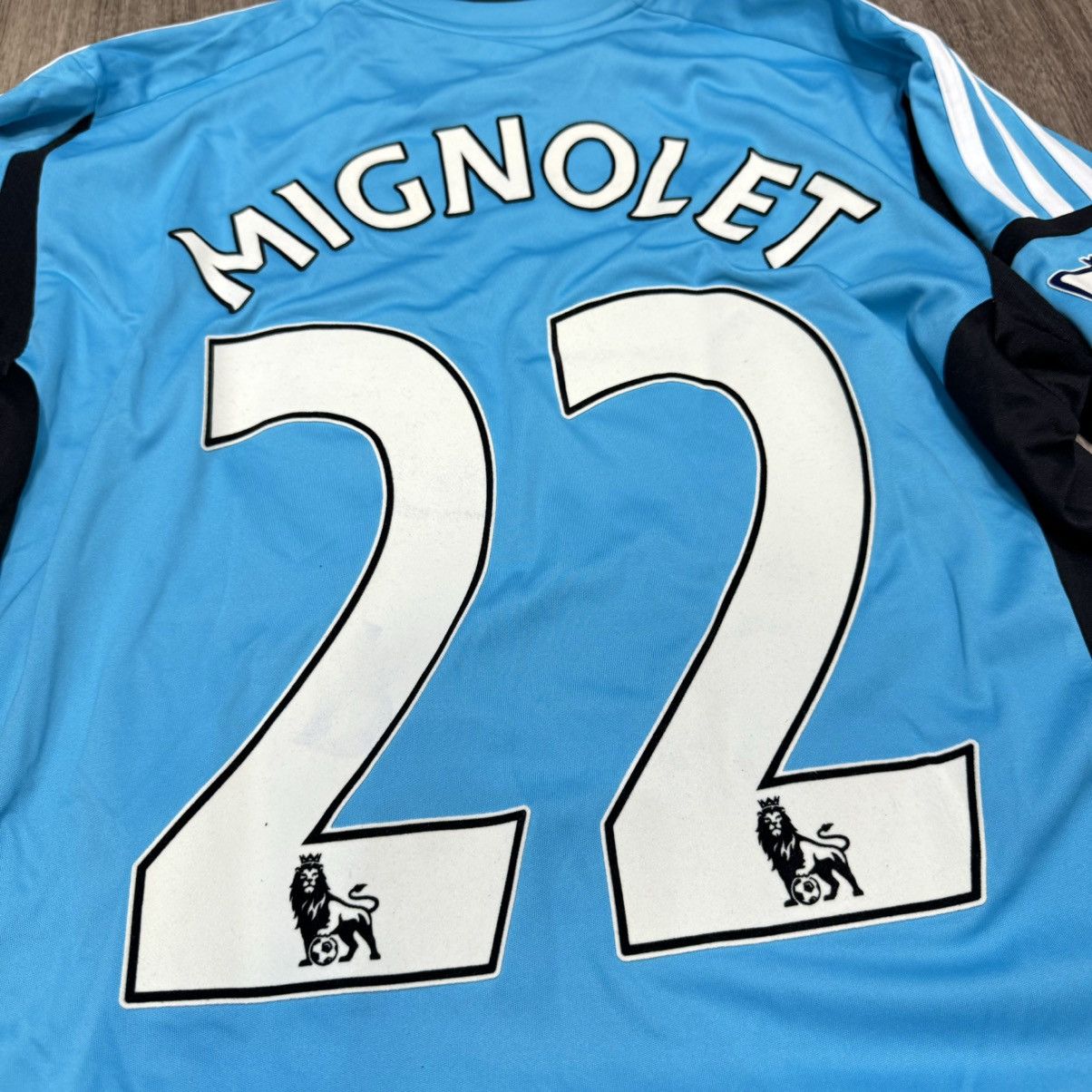 Adidas Sunderland 12/13 goalkeeper shirt #22 Mignolet (Bnwt) Size US L / EU 52-54 / 3 - 4 Thumbnail