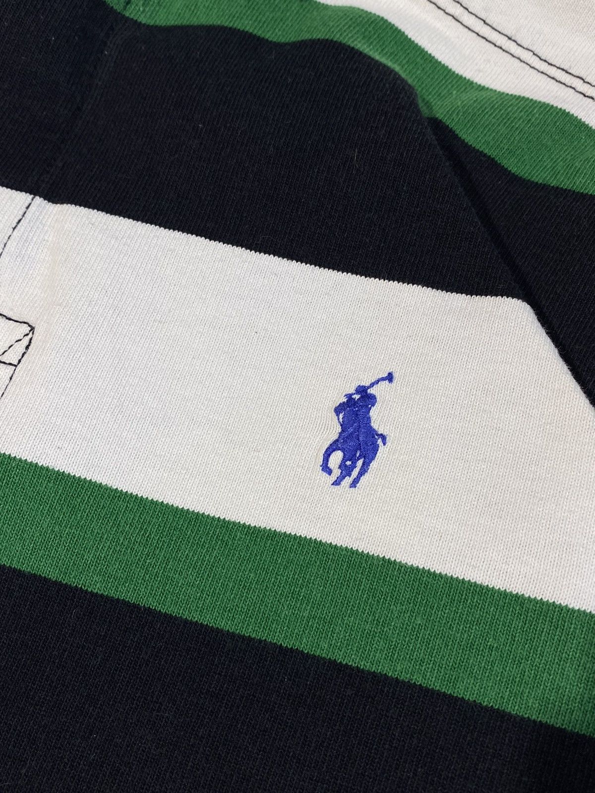Polo Ralph Lauren 🔥 POLO RALPH LAUREN RUGBY STRIPED SHIRT PREPPY 2000s VIBES Size US L / EU 52-54 / 3 - 6 Thumbnail