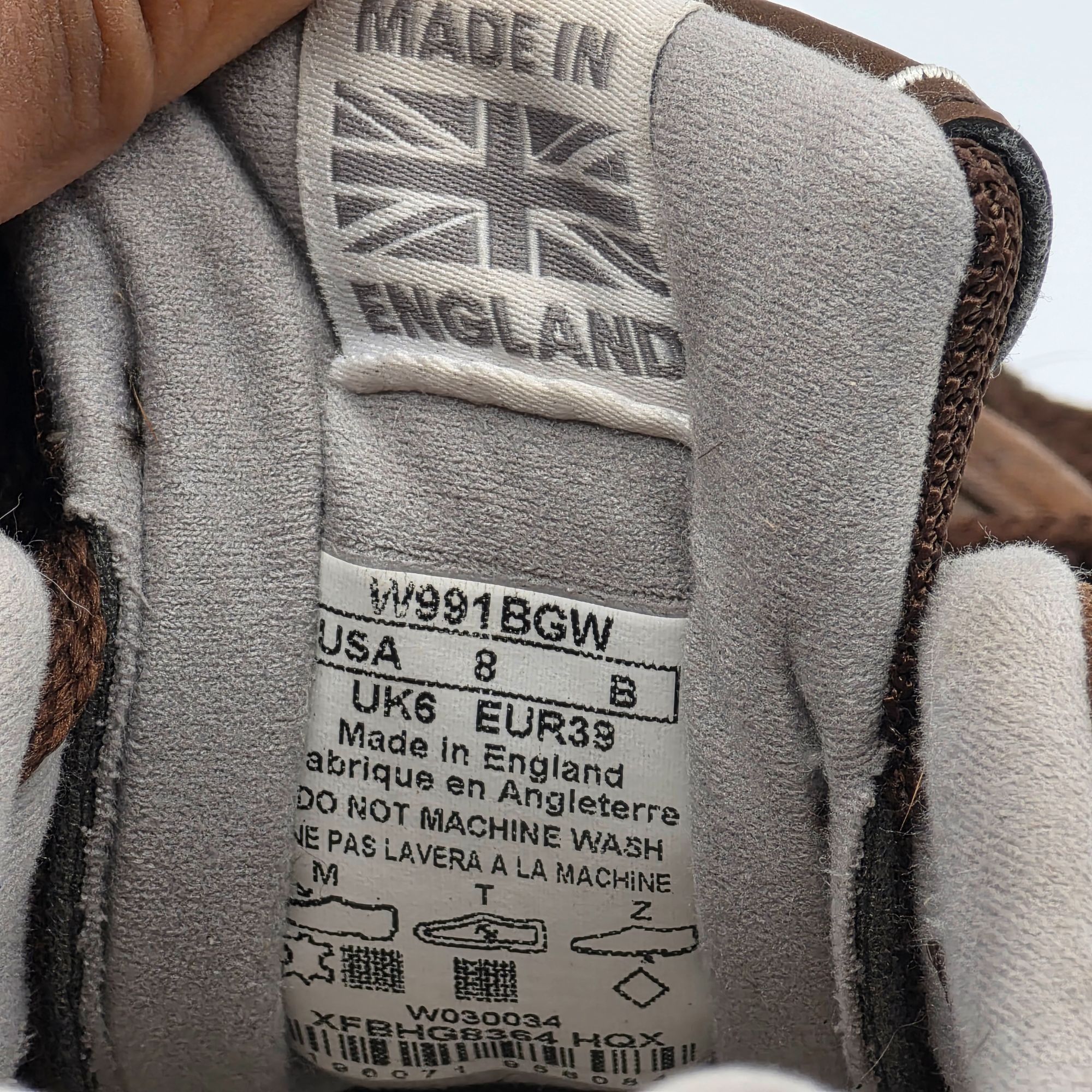 New Balance New Balance 991 Womens Size 8 Brown Casual Running Shoes Mad Size US 8 / EU 41 - 5 Thumbnail