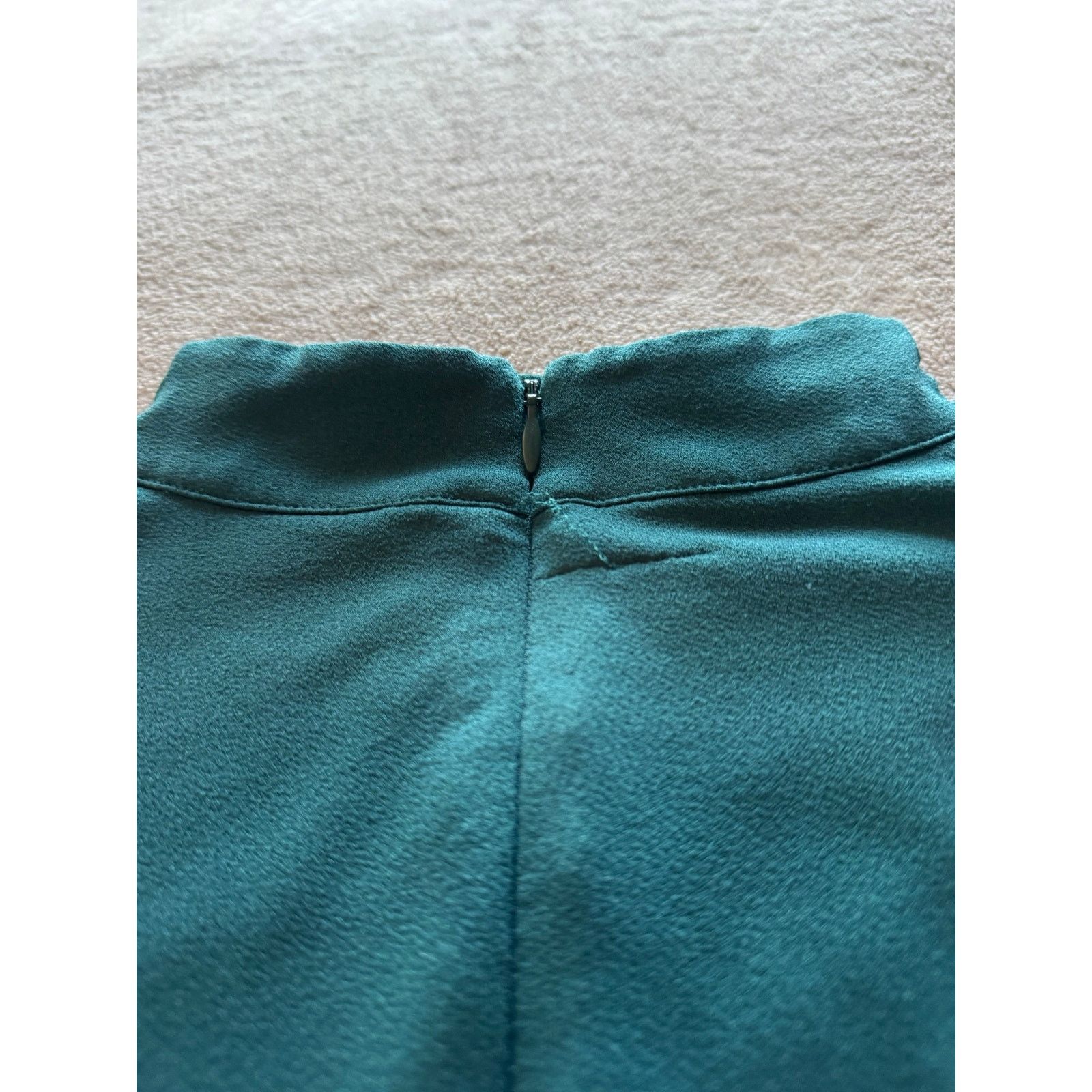 Georges Marciano Marciano Guess Teal Bodycon Dress Gold Coin Buttons Draped Size XS / US 0-2 / IT 36-38 - 7 Thumbnail