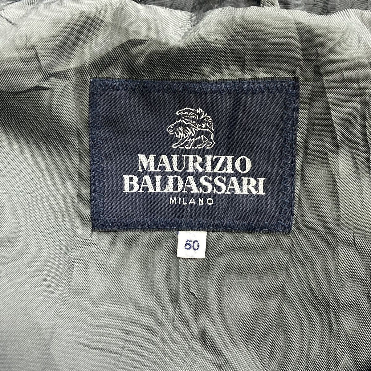 Maurizio Baldassari MAURIZIO BALDASSARI MILANO Quilted Black Full Zipper Jacket Size US L / EU 52-54 / 3 - 3 Thumbnail