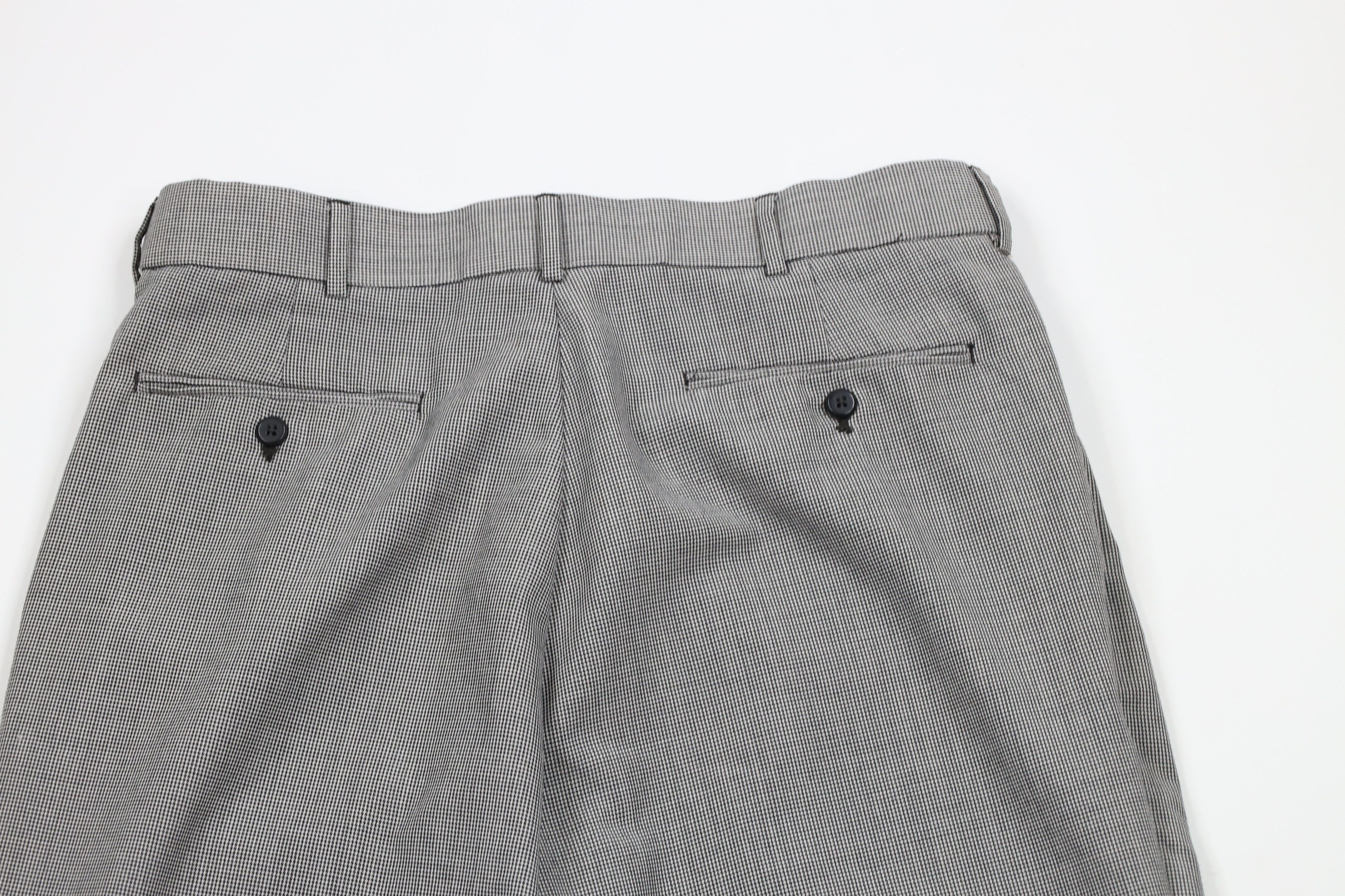 Vintage Vintage 90s Streetwear Houndstooth Wide Leg Chino Pants Size US 34 / EU 50 - 10 Thumbnail
