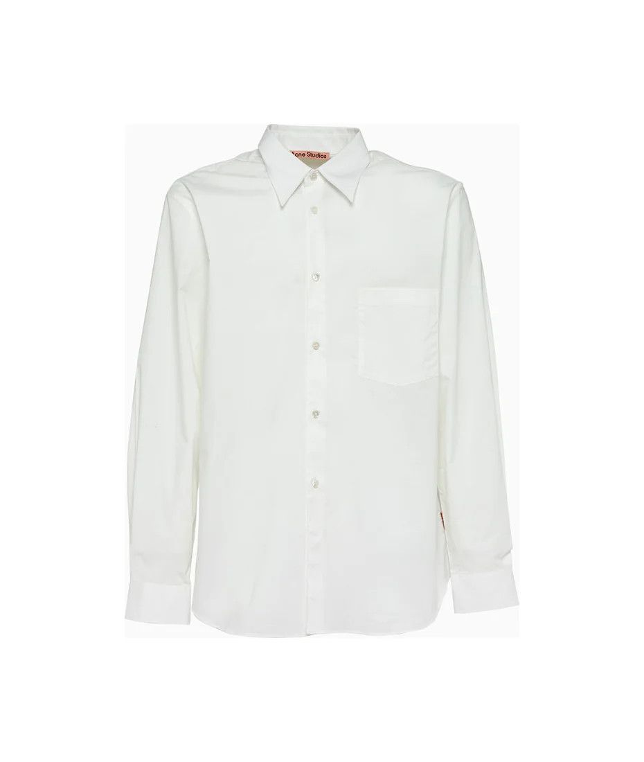 Acne Studios 46/S - Classic Shirt - White Size US S / EU 44-46 / 1 - 3 Thumbnail