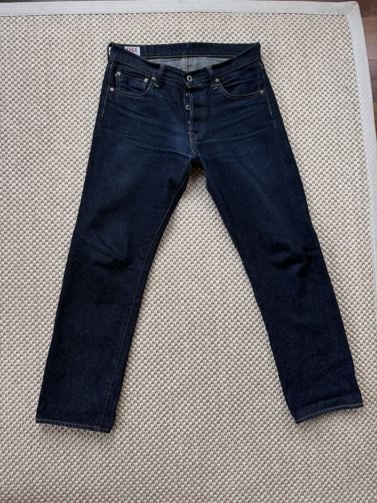 Oni ONI DENIM 16.5oz Natural Indigo Denim - ONI525-NI Size US 32 / EU 48 - 10 Thumbnail