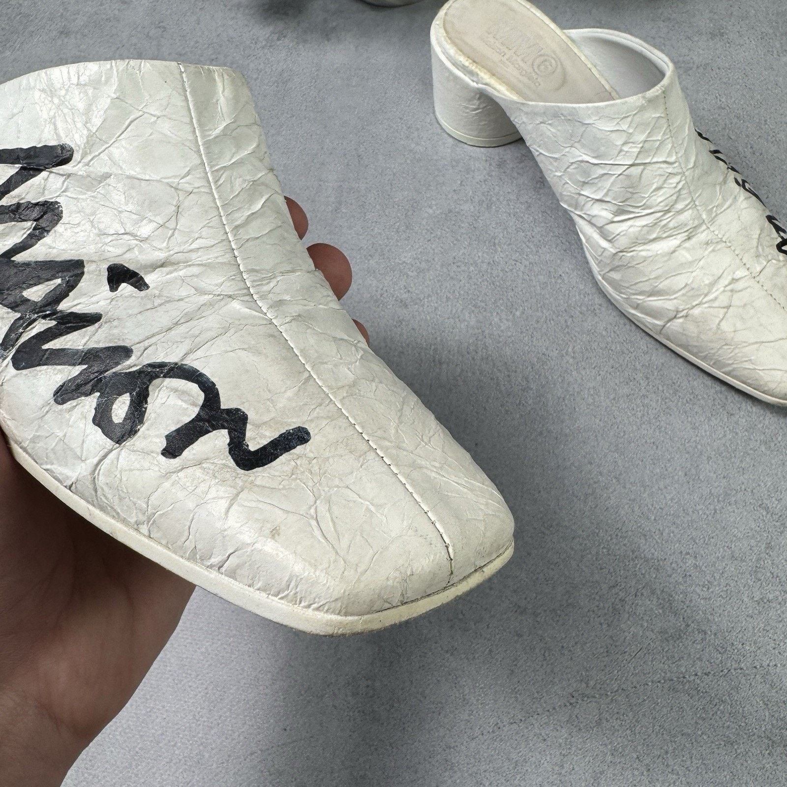 Maison Margiela Maison Margiela MM6 Mules White Size 37 Clogs US 7 Size US 7 / IT 37 - 16 Thumbnail