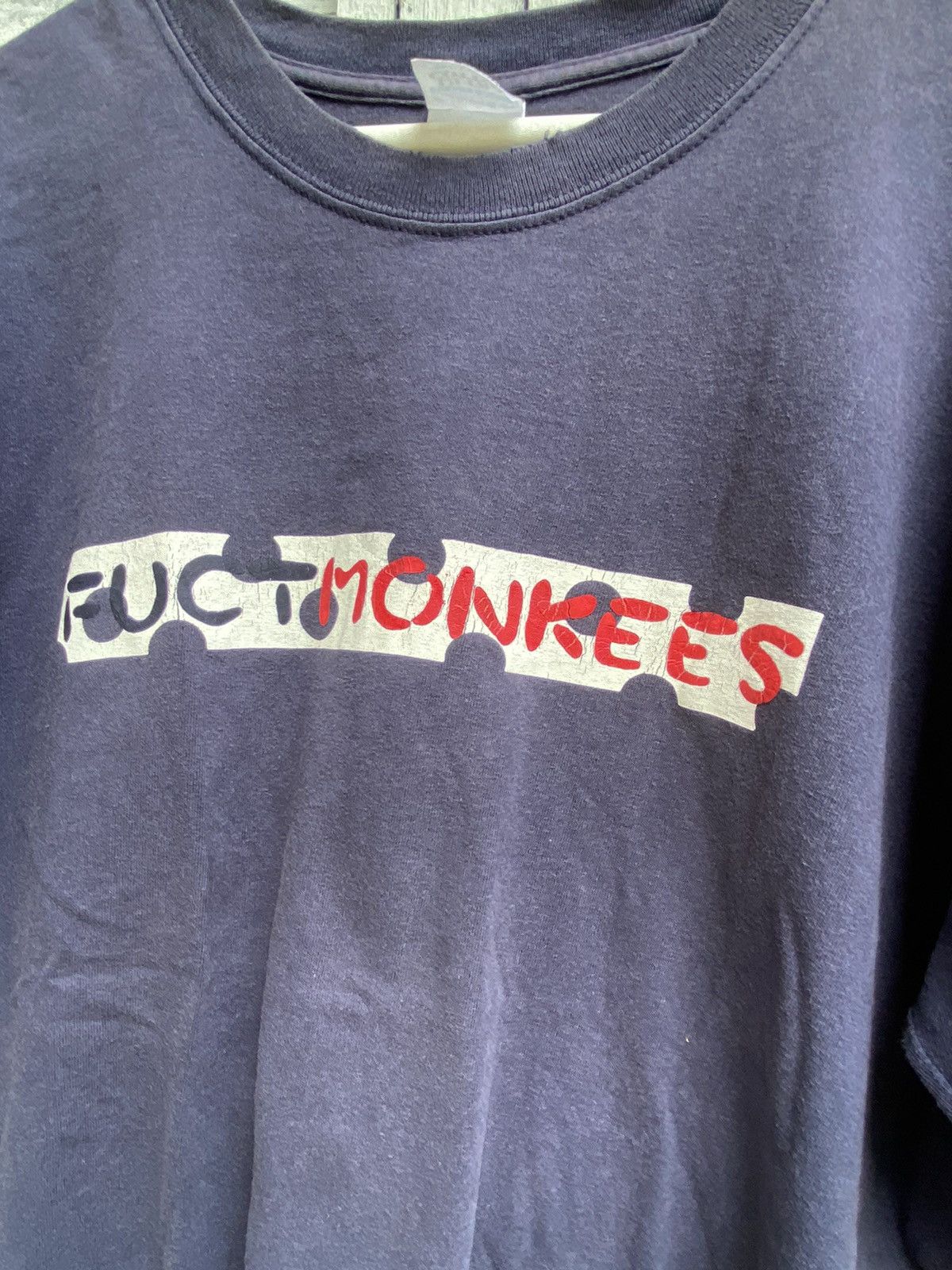 Gildan × Vintage Vintage Fuct Monkees Shirt Size US L / EU 52-54 / 3 - 2 Thumbnail
