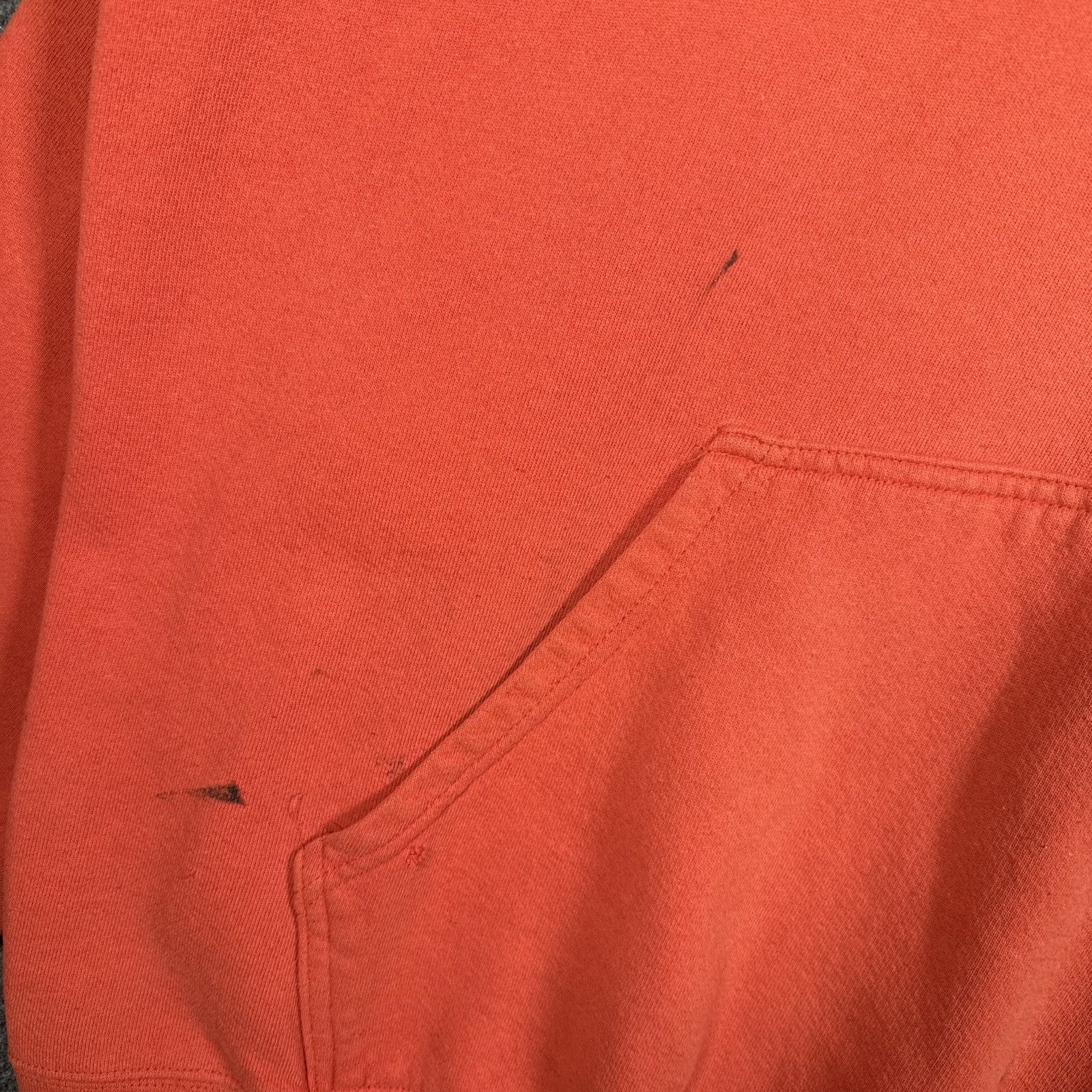 Nike Vintage Nike Hoodie Mens XL Orange Center Swoosh Skate Faded Size US XL / EU 56 / 4 - 6 Thumbnail