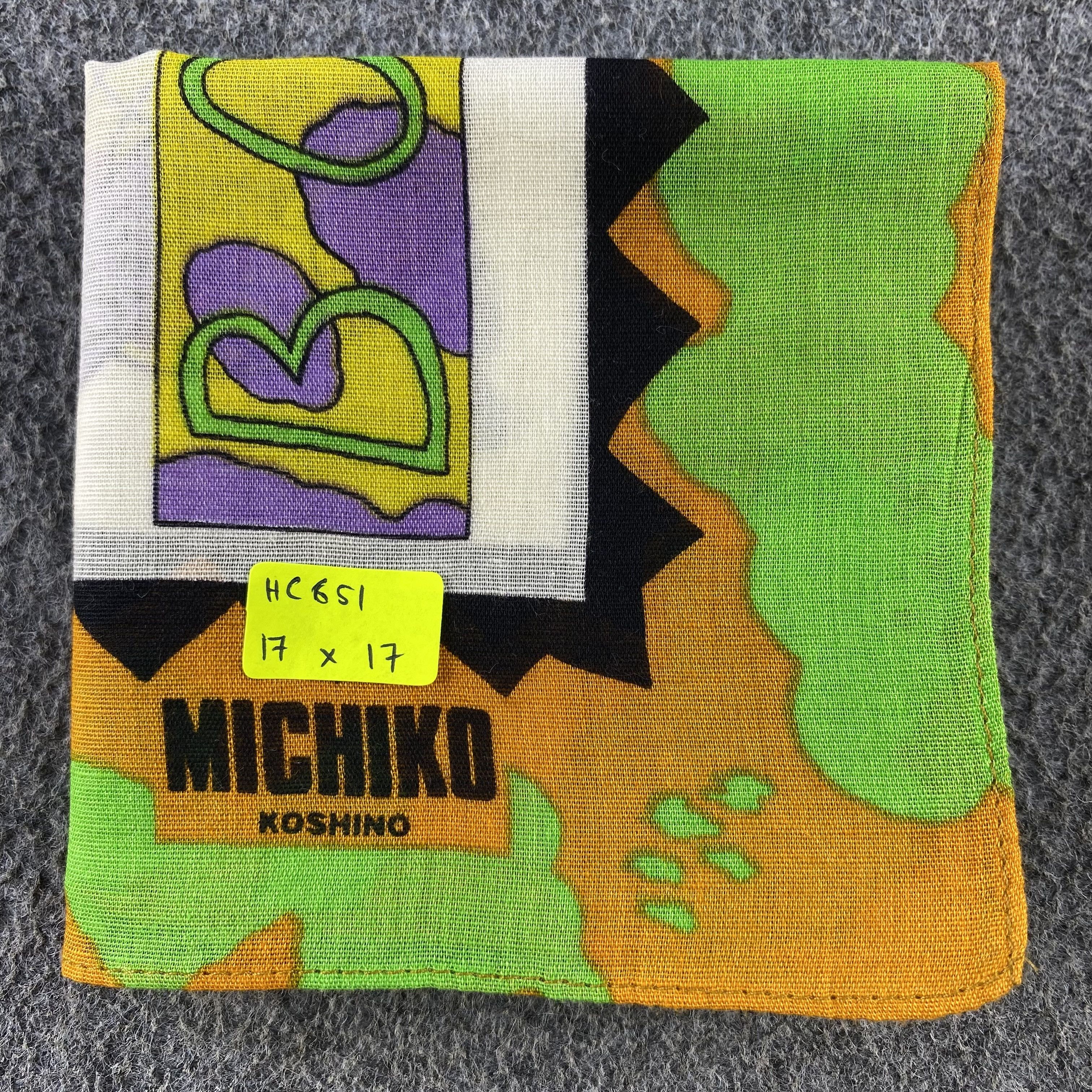 Michiko Koshino Michiko Koshino Handkerchief/Neckerchief/Bandana HC651 Size ONE SIZE - 5 Thumbnail