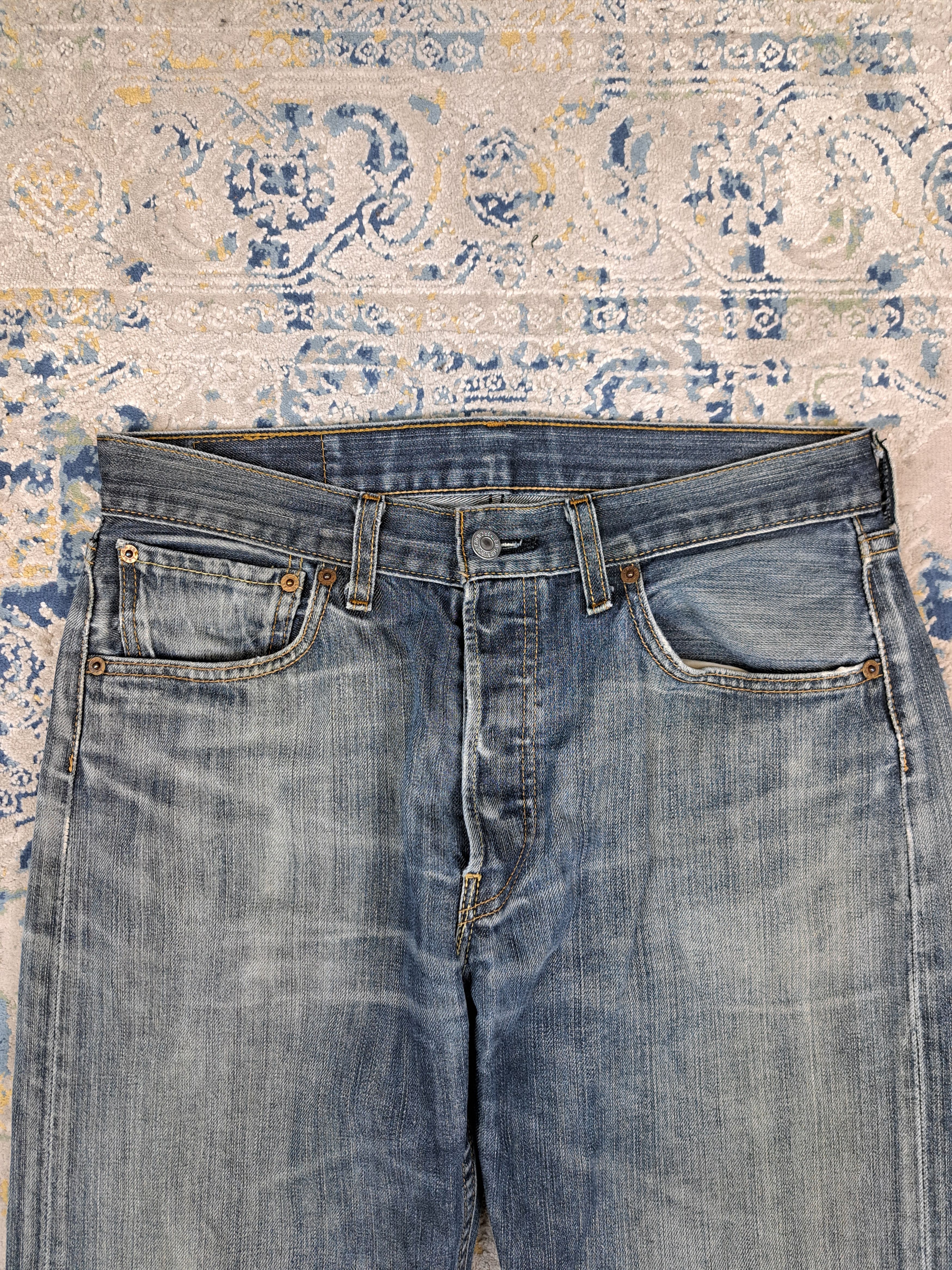 Levi's Vintage y2k Levis 501 Washed Avant Garde Denim Archive Size US 32 / EU 48 - 3 Thumbnail