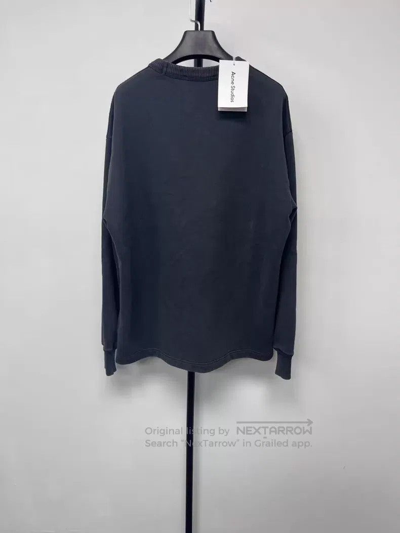 Acne Studios Acne Studios SS23 letter print sweatshirt, black Size US XXS / EU 40 - 2 Thumbnail