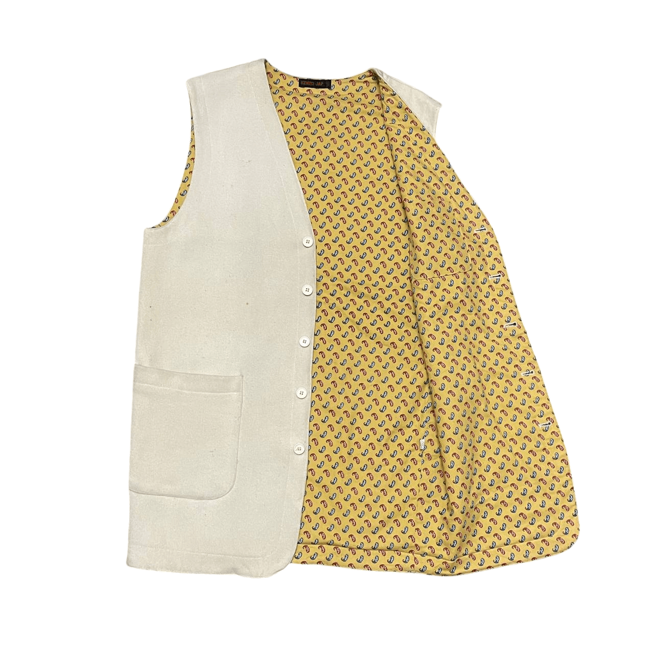 Kenzo Vintage Kenzo Japan Wool Long Vest Size US M / EU 48-50 / 2 - 1 Thumbnail