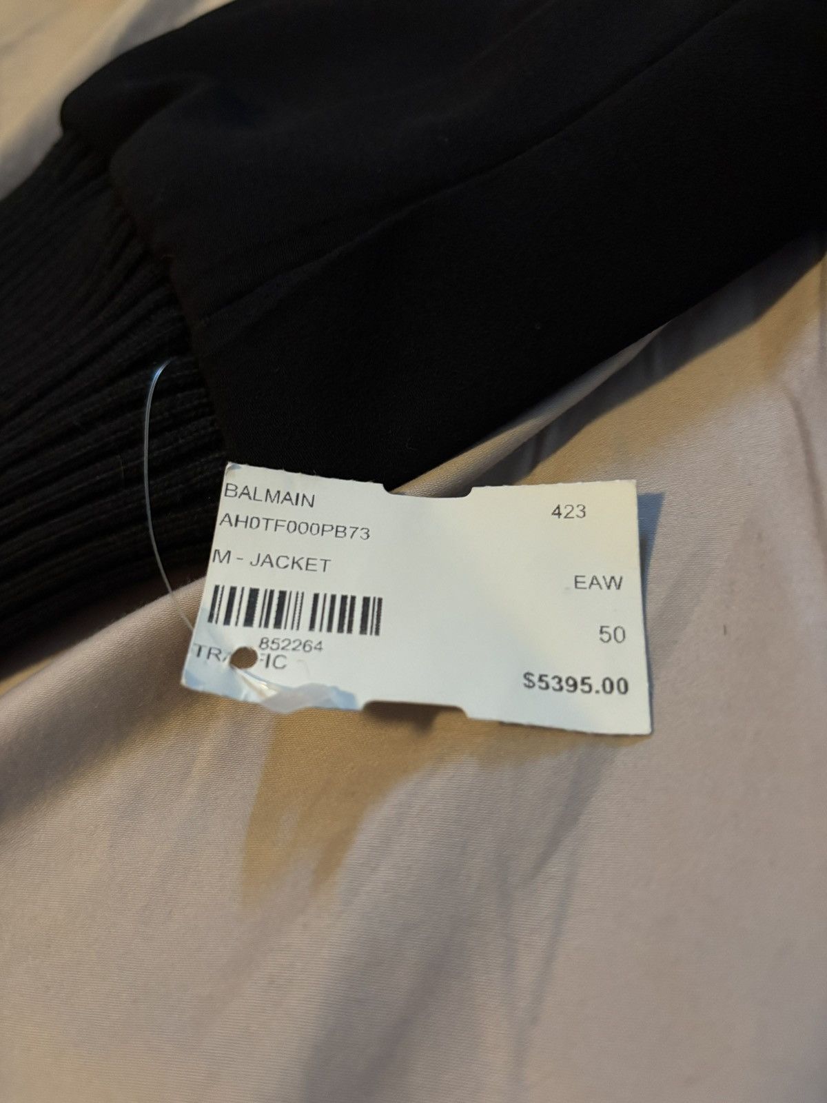 Balmain Balmain crepe embroidered bomber Size US XL / EU 56 / 4 - 8 Thumbnail