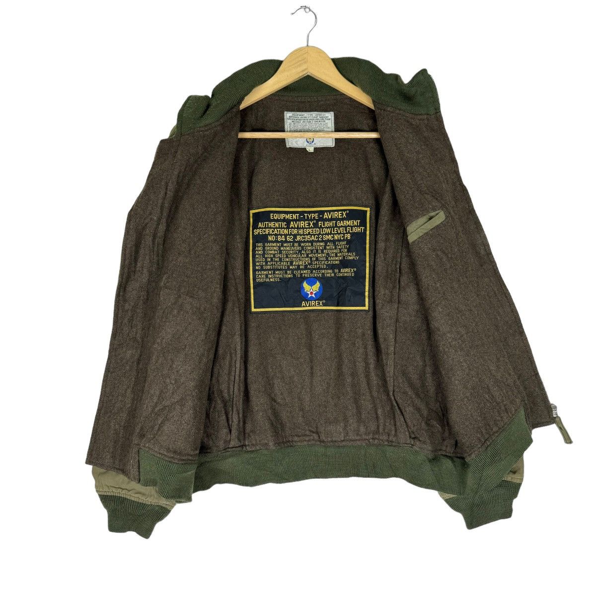 Avirex × Vintage ☀️AVIREX USN DECK ZIPPER JACKET Size US L / EU 52-54 / 3 - 5 Thumbnail